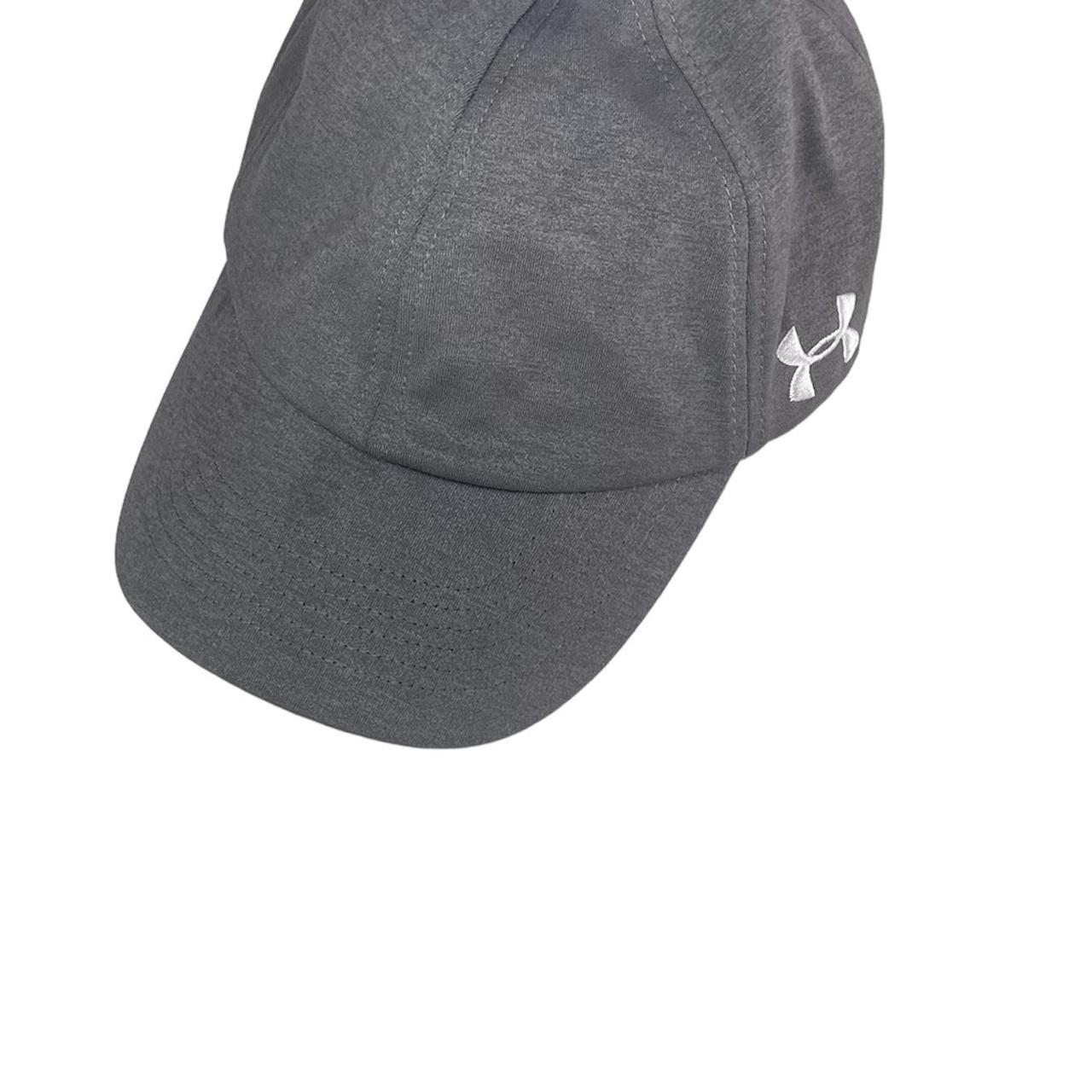 Womens under armor adjustable hat cap grey white - Depop