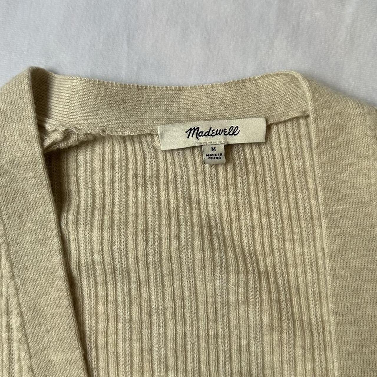 Madewell Cream Cardigan $3 shipping Women’s... - Depop