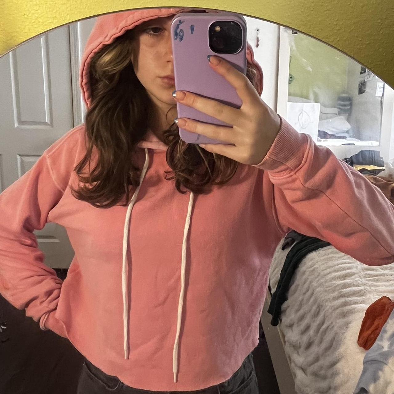Women's Cropped Sweatshirt - Wild Fable, Pink Medium