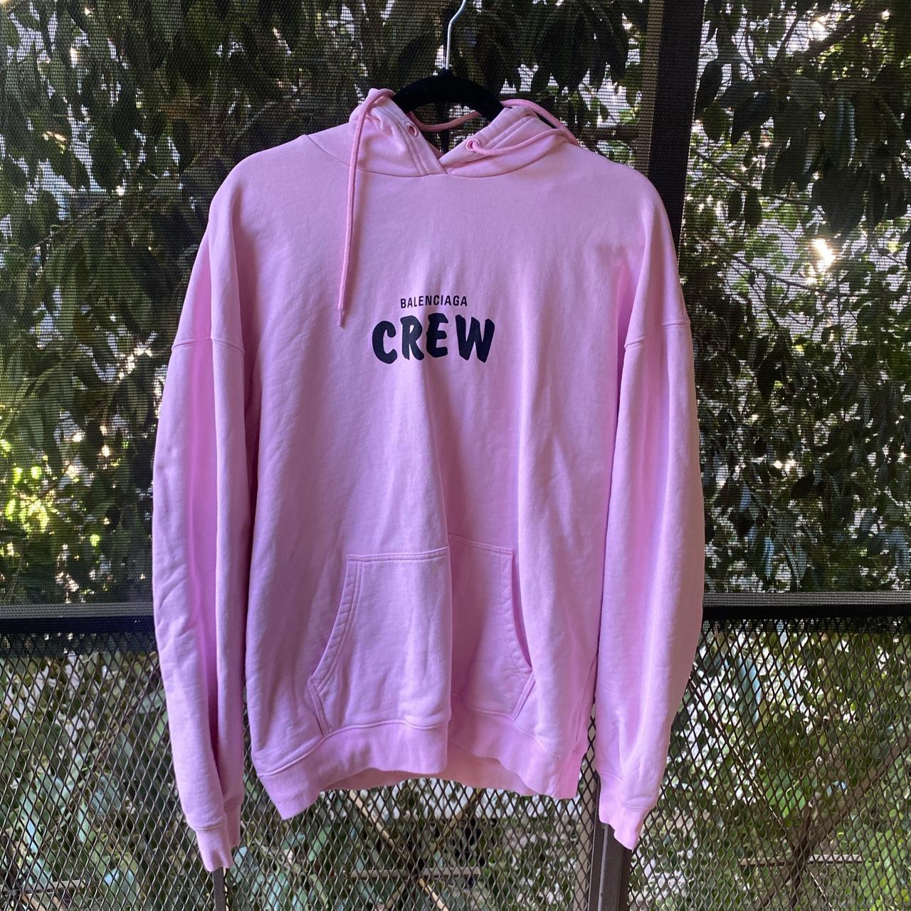 Balenciaga Releases Logo Hoodie in Pink Letters  Hypebae