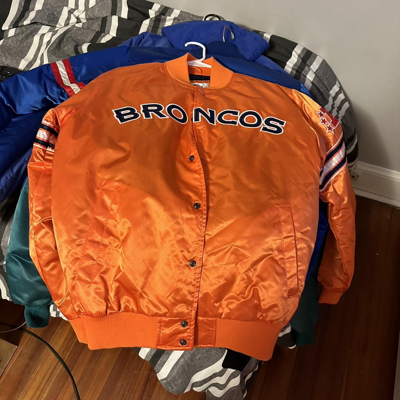 VINTAGE DENVER BRONCOS STARTER JACKET Super light, - Depop