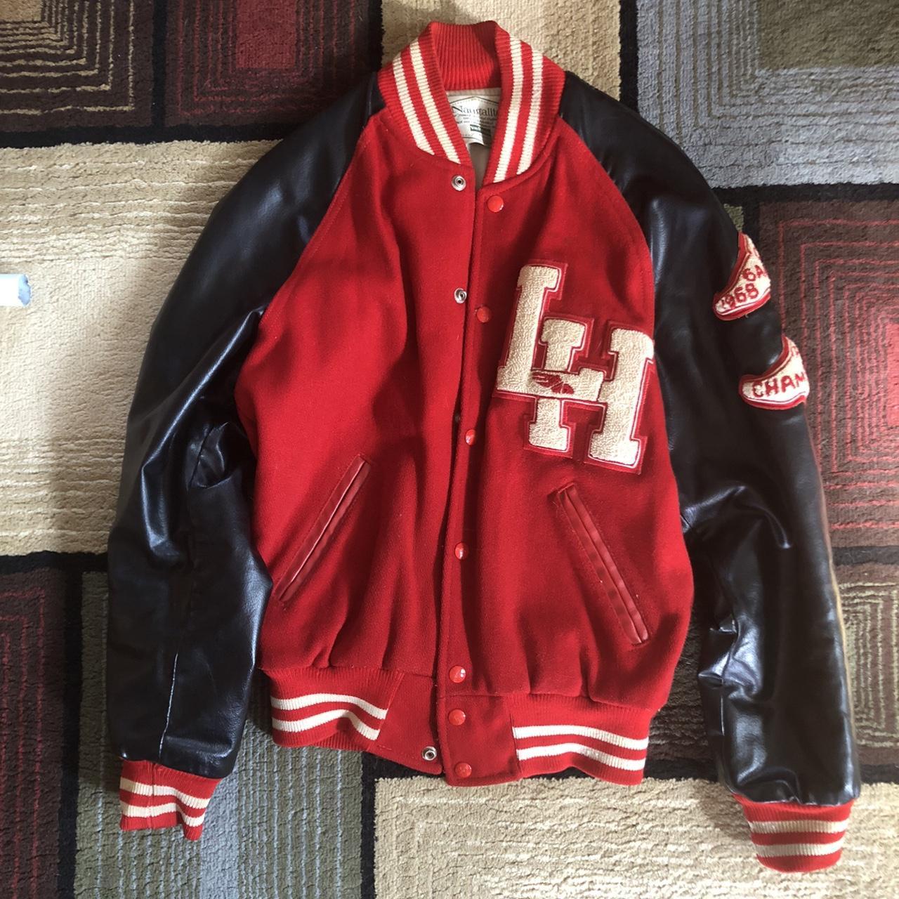 Vintage 1968 Letterman Jacket Class of 1968 Lake... - Depop