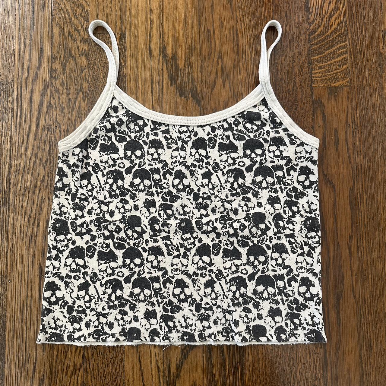 Brandy skull tank Depop