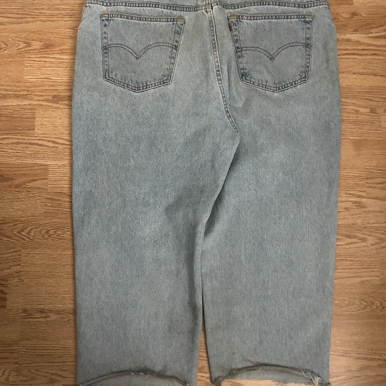 BIG ASS LEVI JEANS size 46 by 30 very baggy has some... - Depop