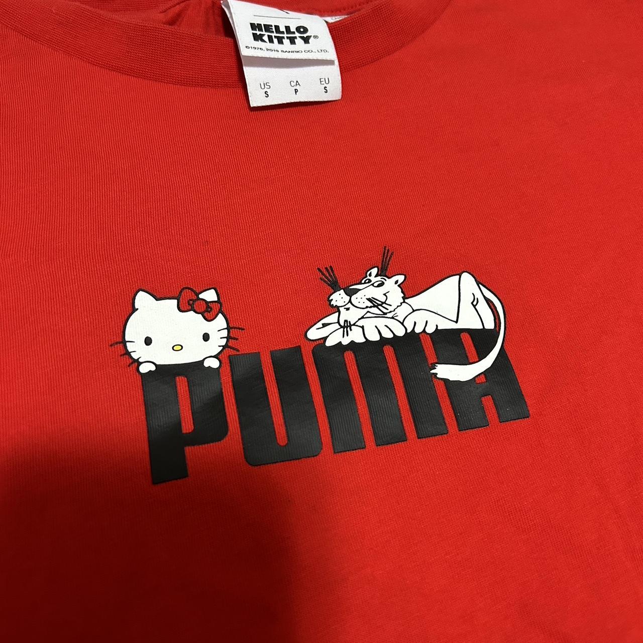 Puma x hello kitty t shirt. Worn once Size small