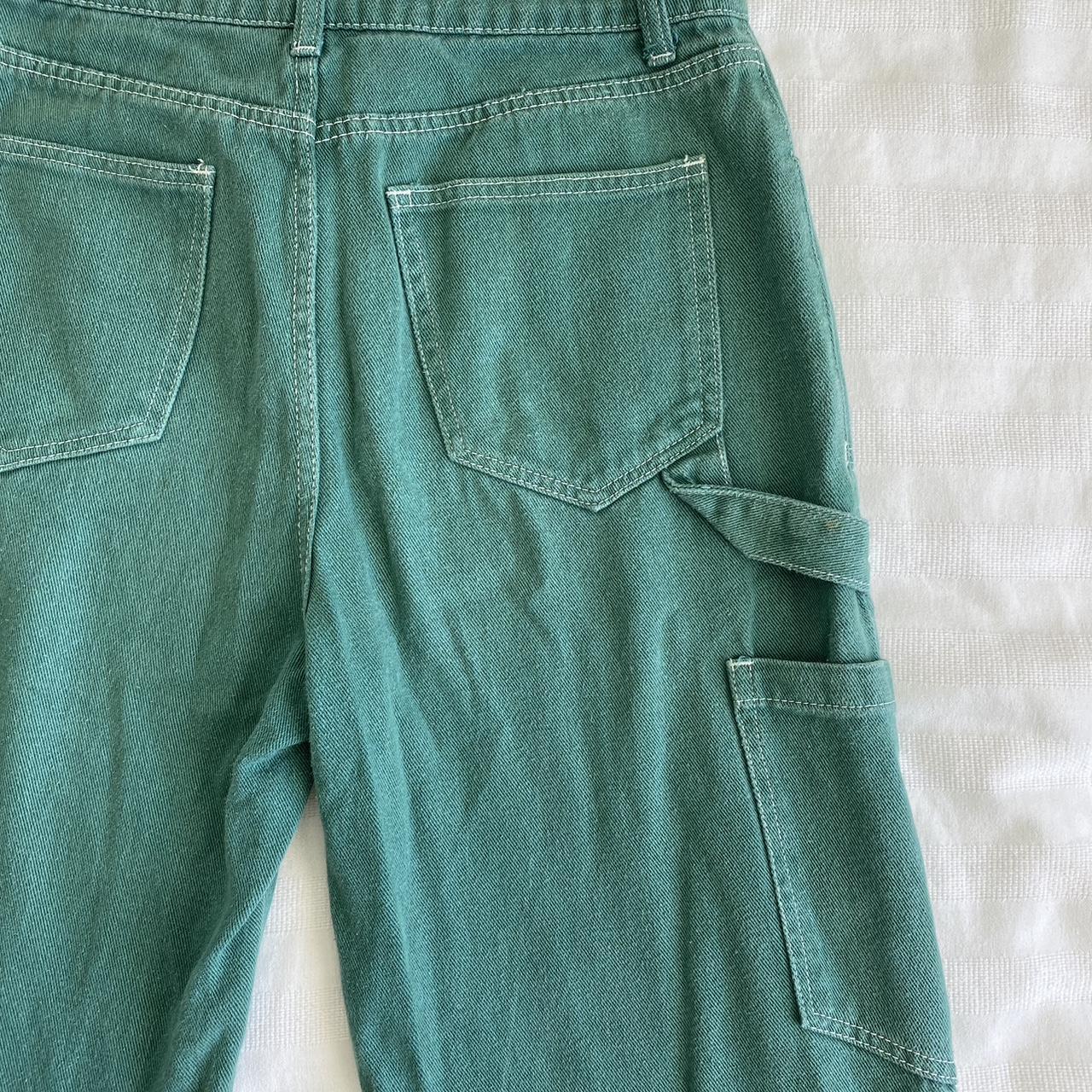 green jeans women’s size 8 - Depop