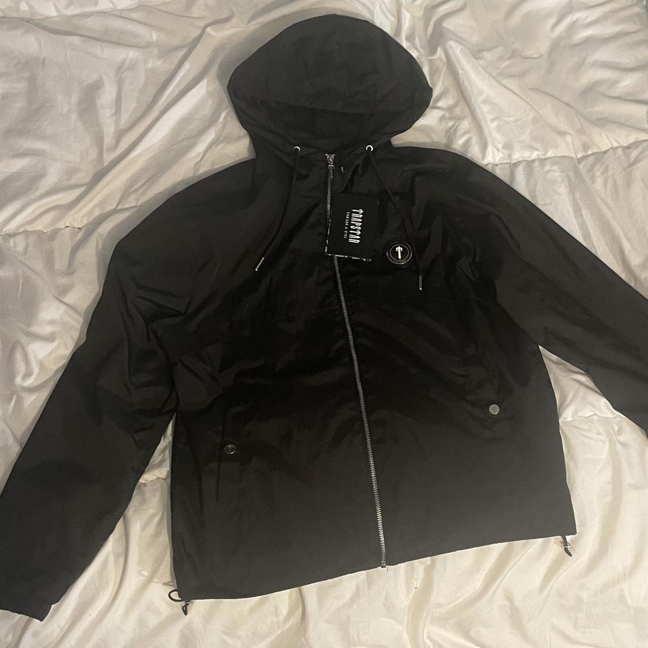 Trapstar windbreaker, black and grey. Unused with... - Depop