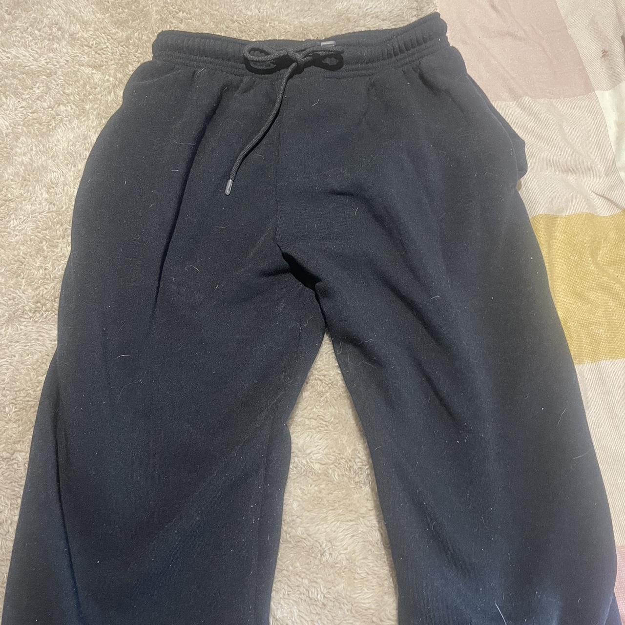 just some black pants. has been worn. a size S. - Depop