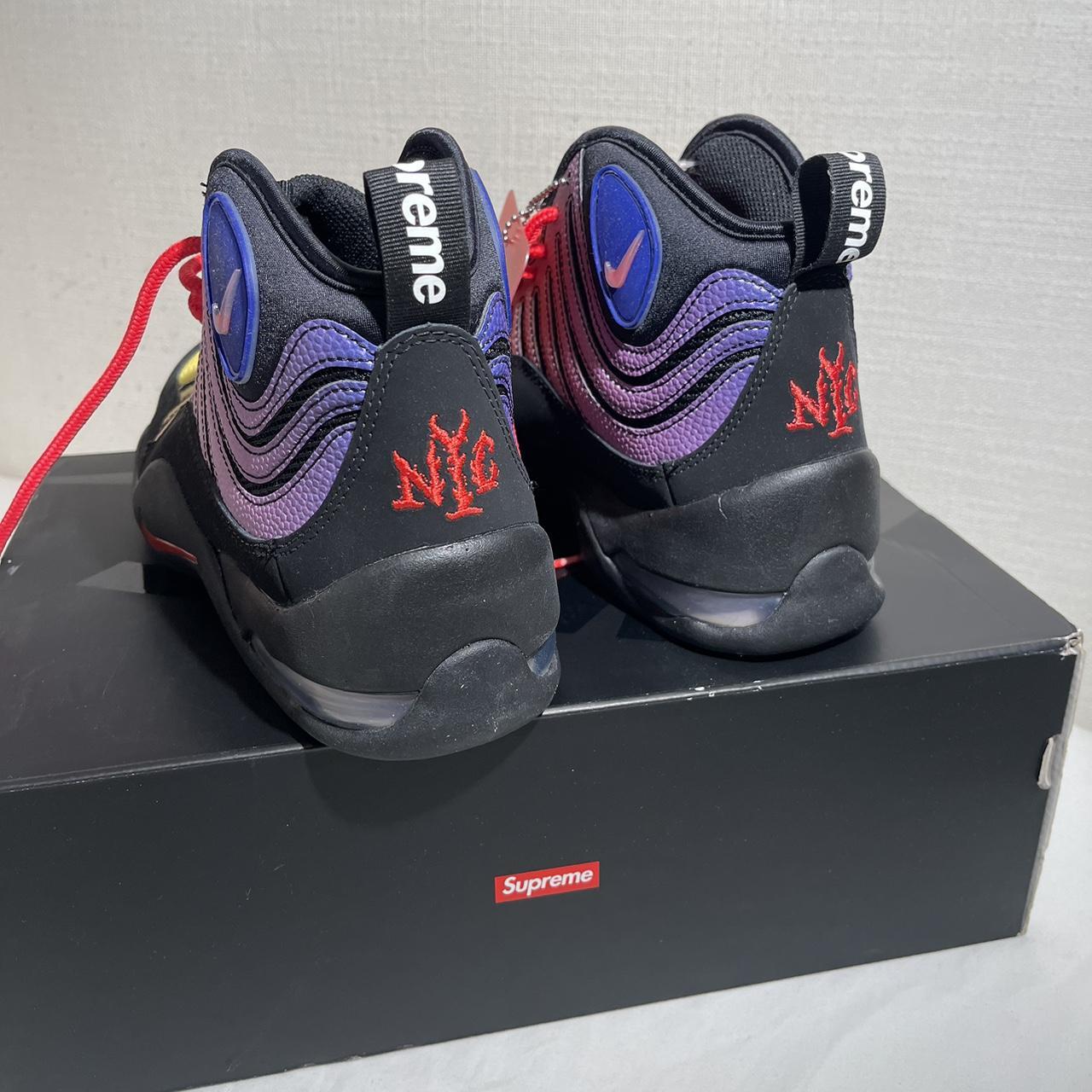 NIKE AIR BAKIN SP SUPREME BLACK GRADIENT SIZE | Depop