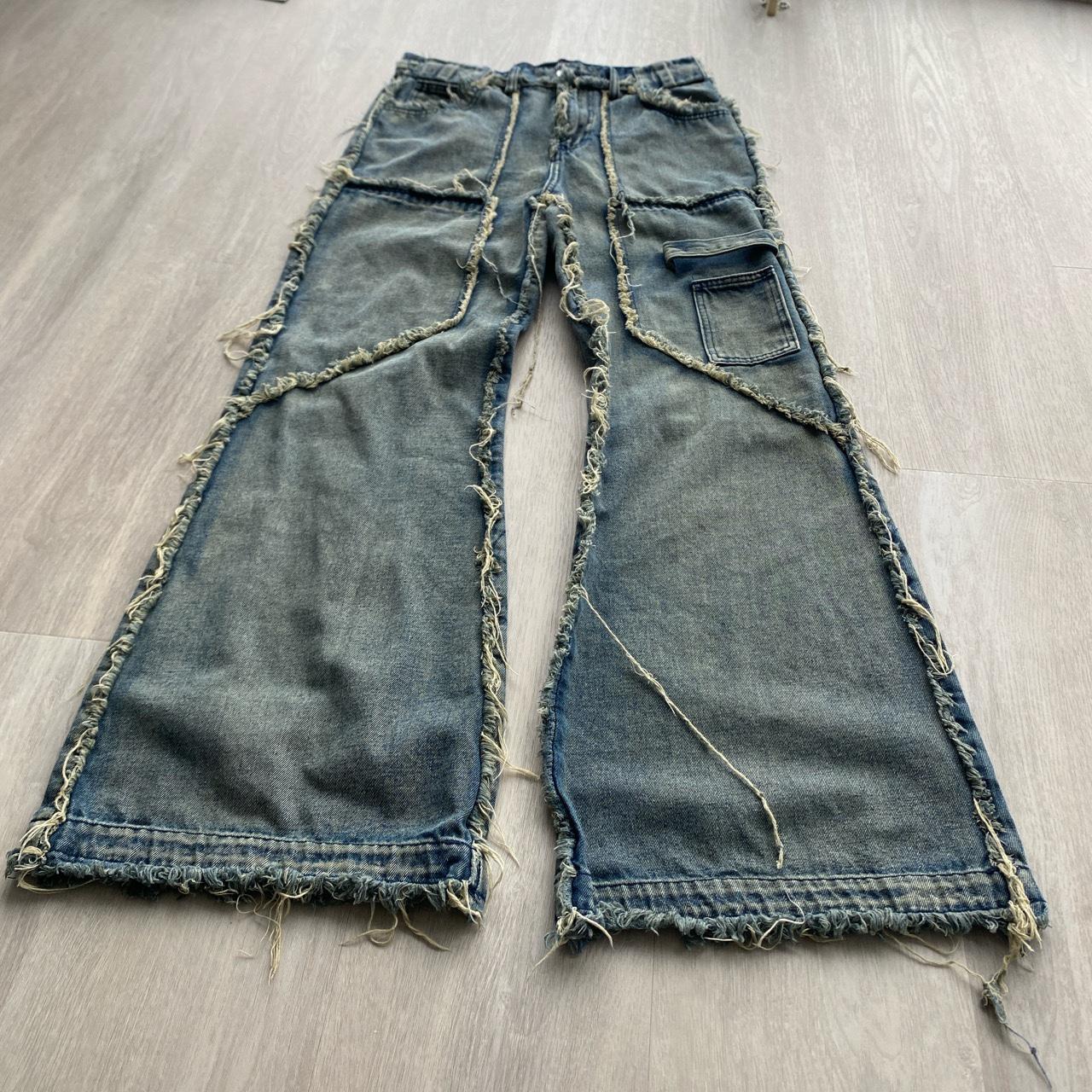 NO FAITH STUDIOS FLARED DENIM - Sickest pants I own... - Depop