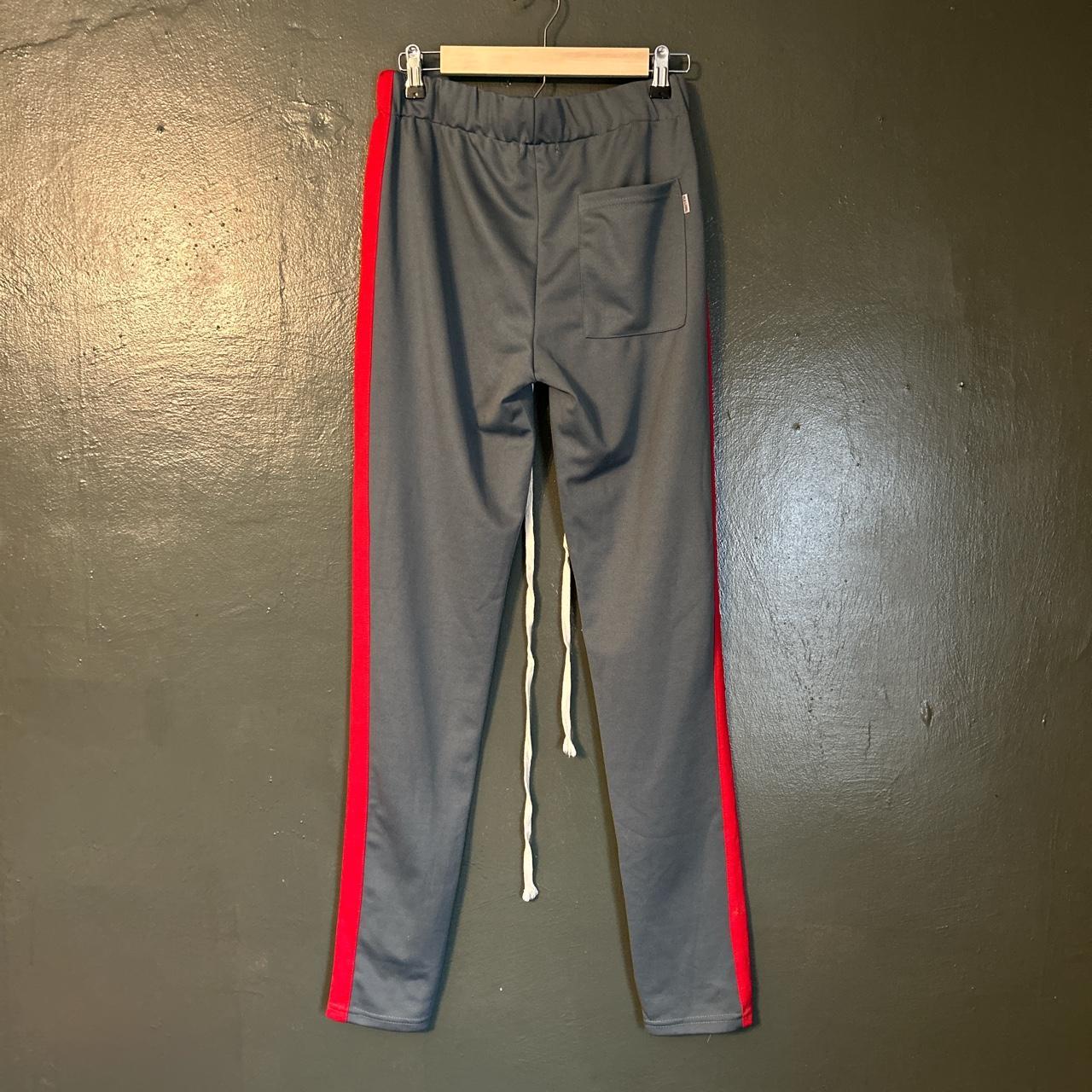 BLK & Bold Men's Grey and Red Joggers-tracksuits (2)