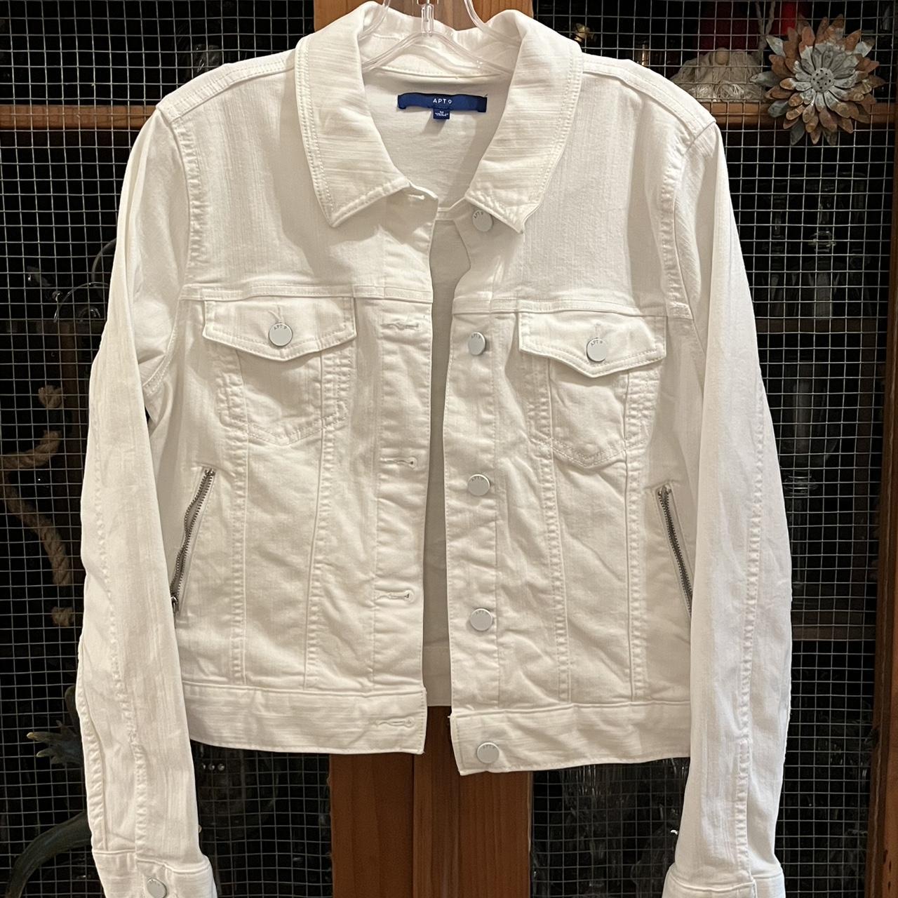Apt. 9 Women's Jacket - White - M – APT.9 White D… - image 1