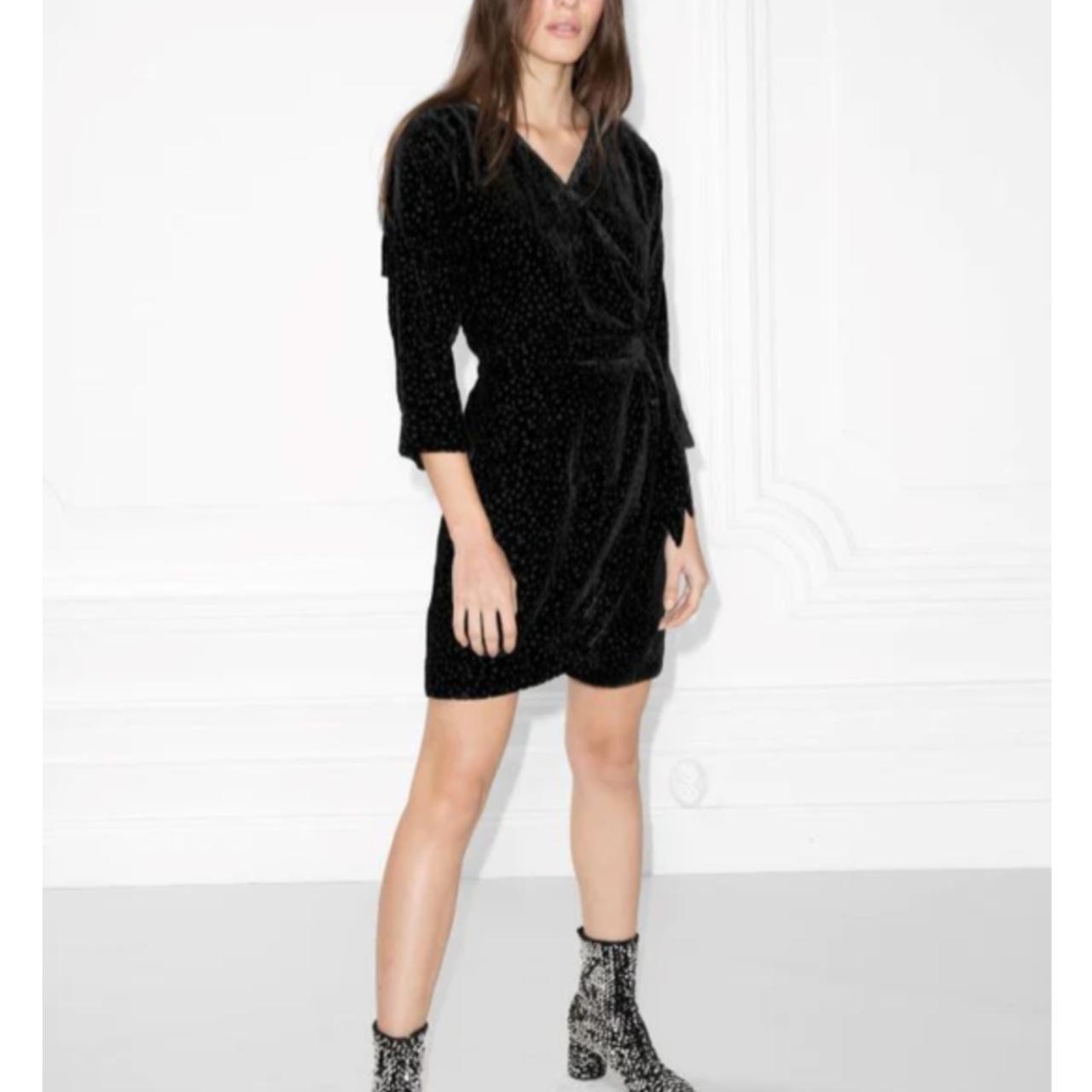 Other Stories Devore black velvet