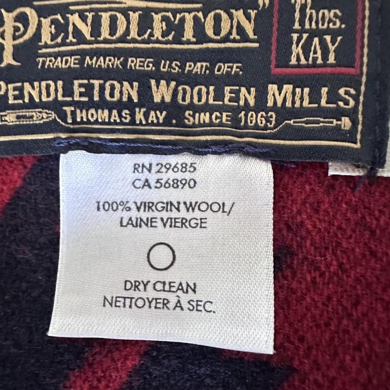 Pendleton Men's Scarf - Multi/Red – Pendleton Red… - image 4