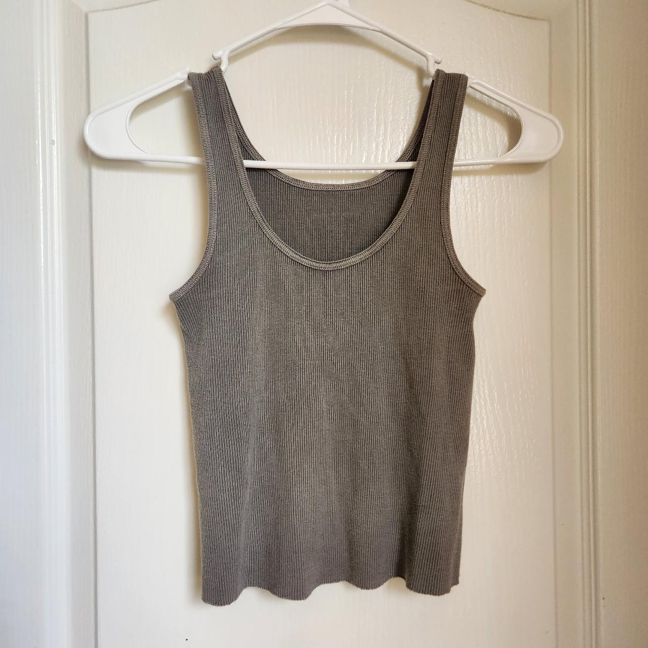 Grey Brandy Sheena Crop Tank #Brandymelville #Brandy - Depop