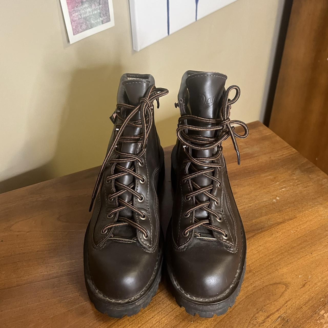 Men's Danner 6” Explorer Boots. Brown leather, great | Depop