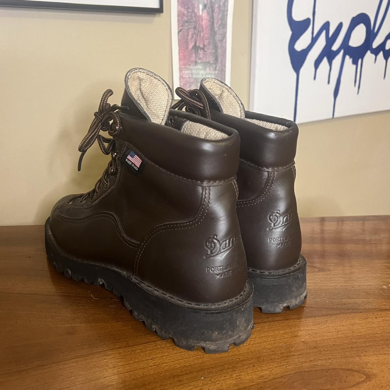 Men's Danner 6” Explorer Boots. Brown leather, great | Depop