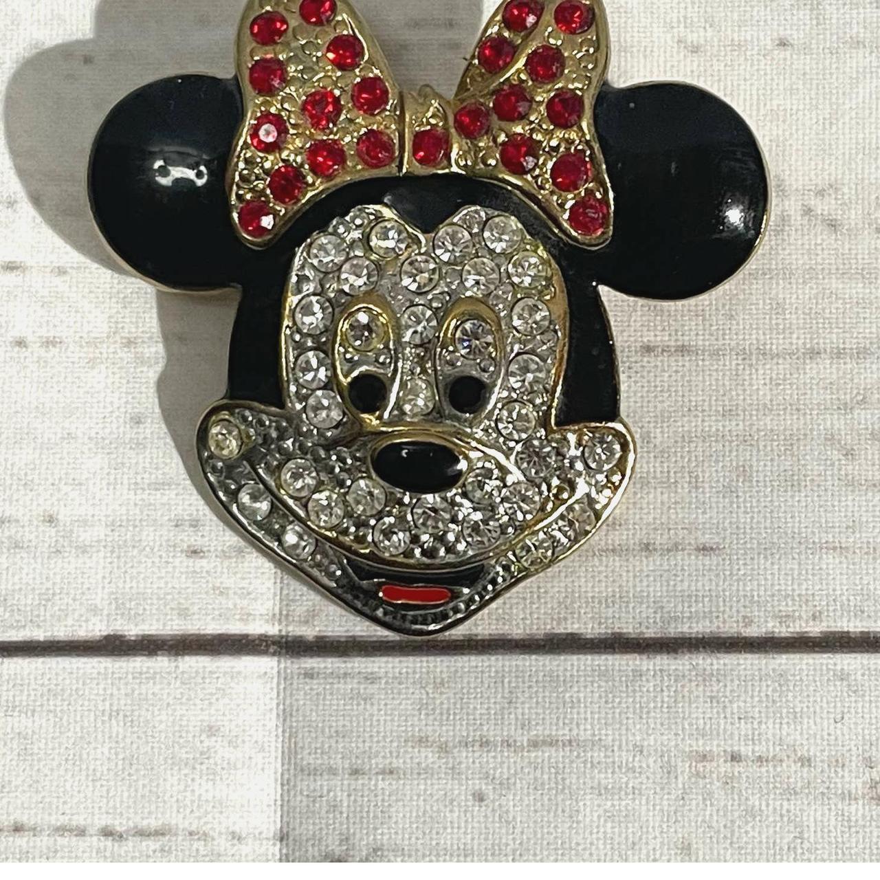 Mouse brooch covered hotsell with rhinestones