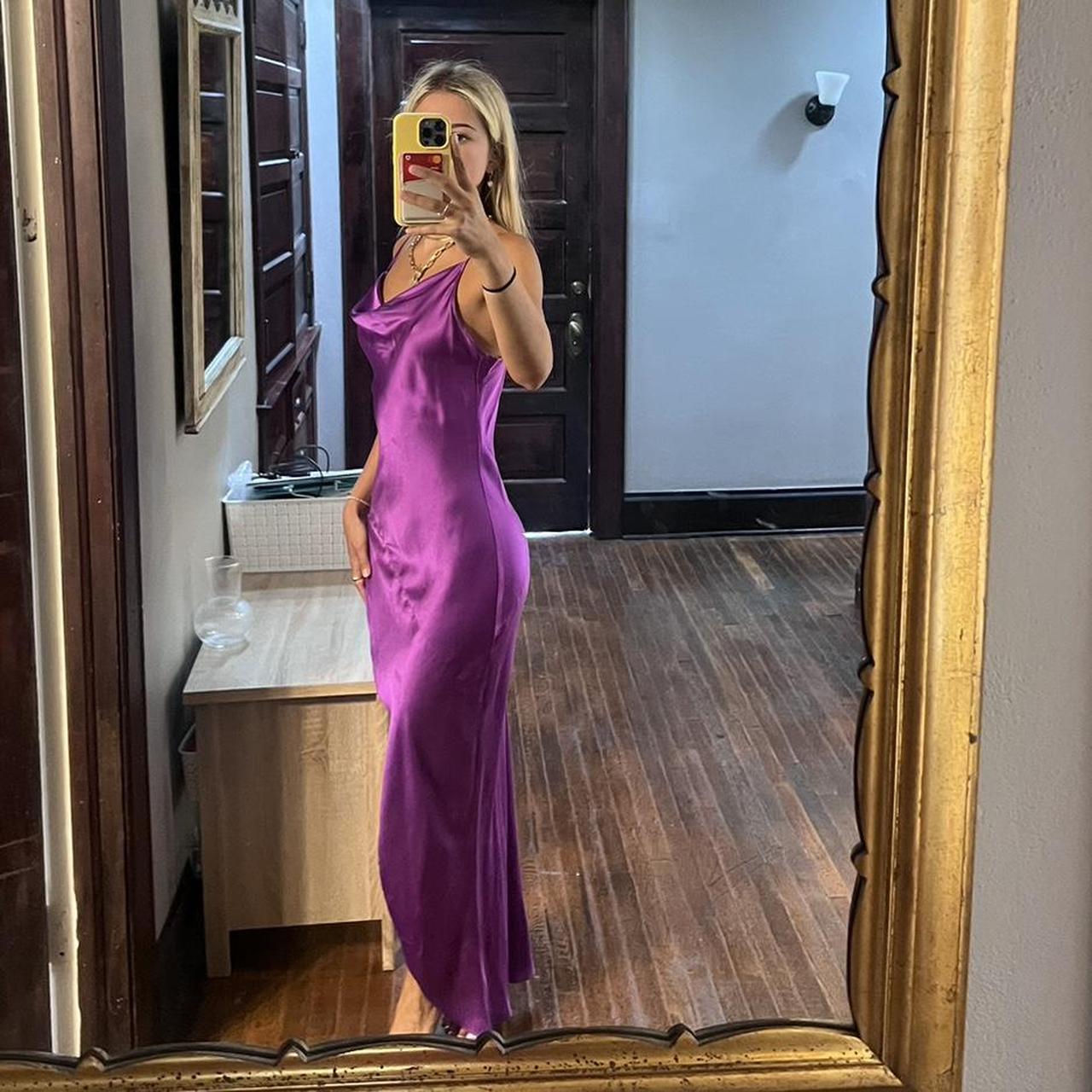 Amazing Amanda Uprichard purple maxi dress with a. Depop