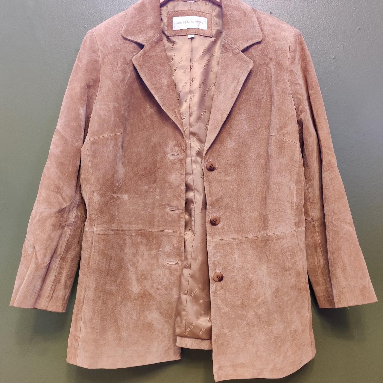 Jones new clearance york suede jacket