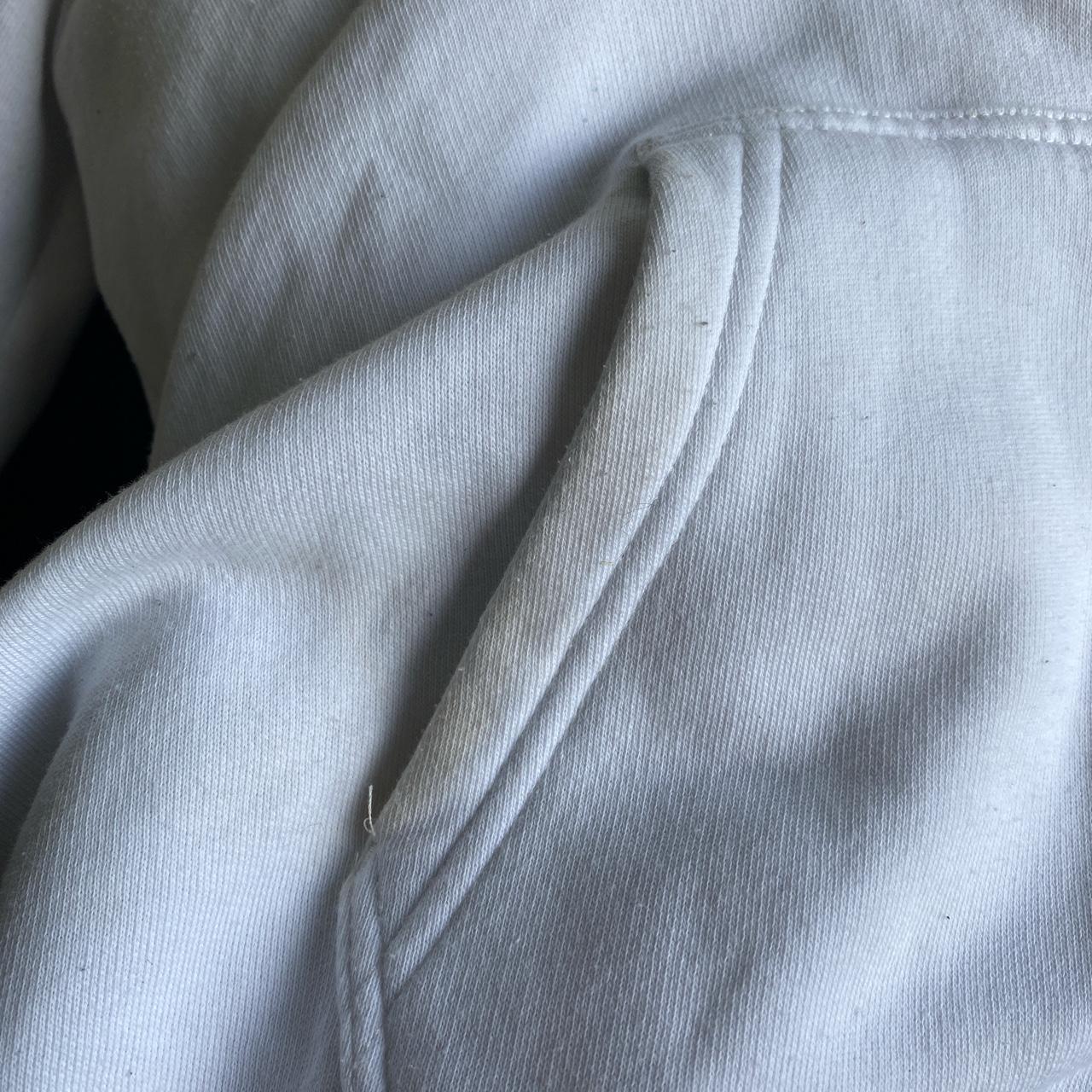 Calvin Klein Jeans Women's White Hoodie | Depop