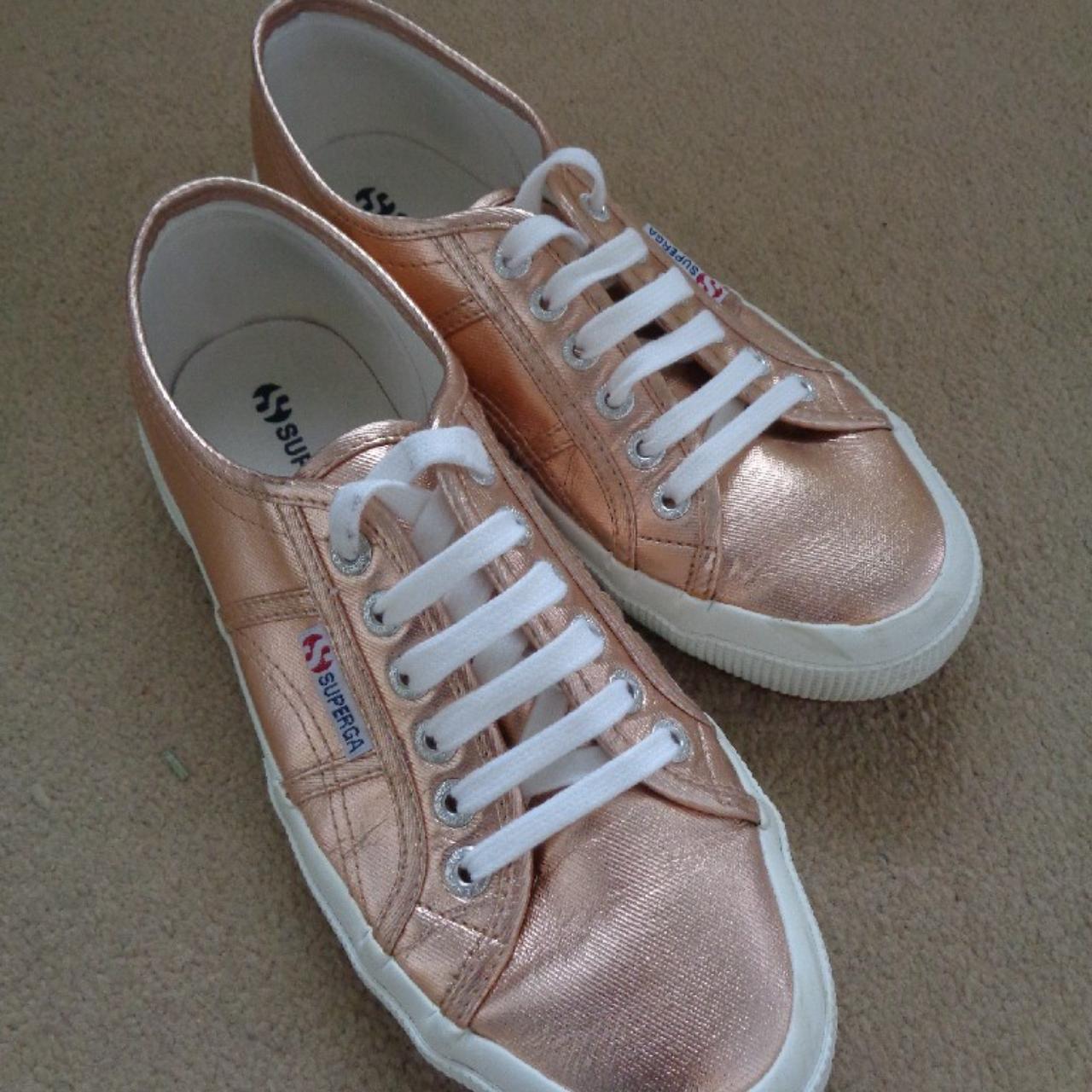 Superga 2750 cotmetu rose hot sale gold