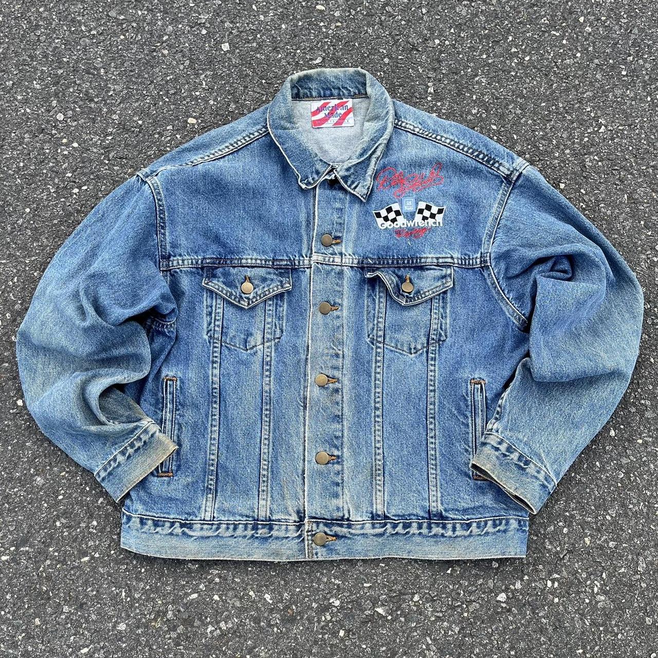 Vintage 1990s Dale Earnhardt Nascar Racing Denim... - Depop