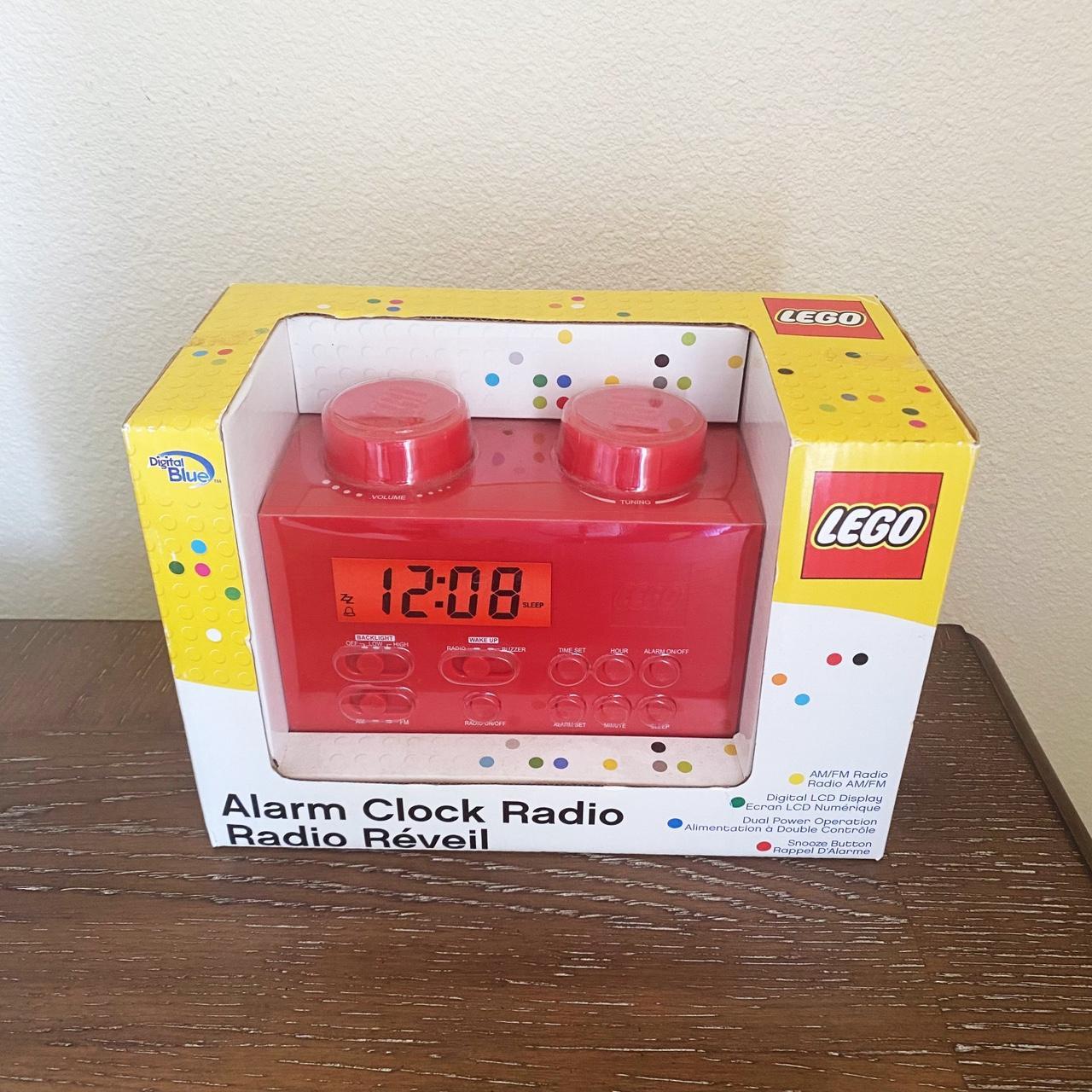 LEGO Brick Alarm Clock Radio New in Box Elevate - Depop
