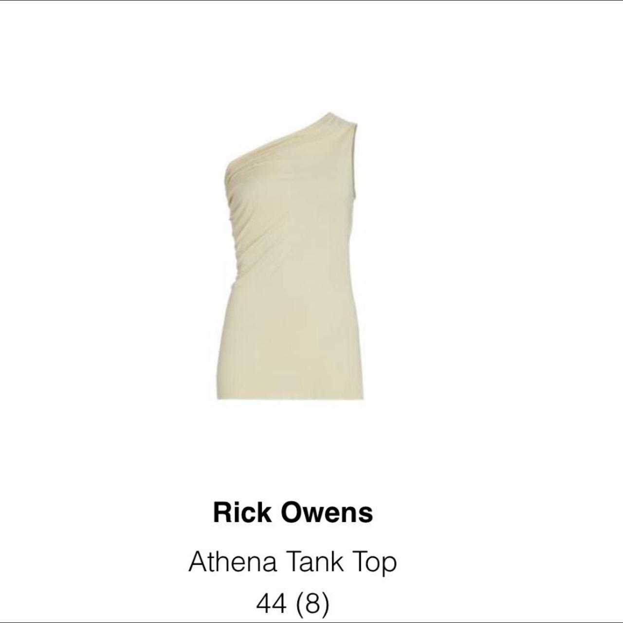 Rick Owens Athena tank top , Size 8 (fits like a US...
