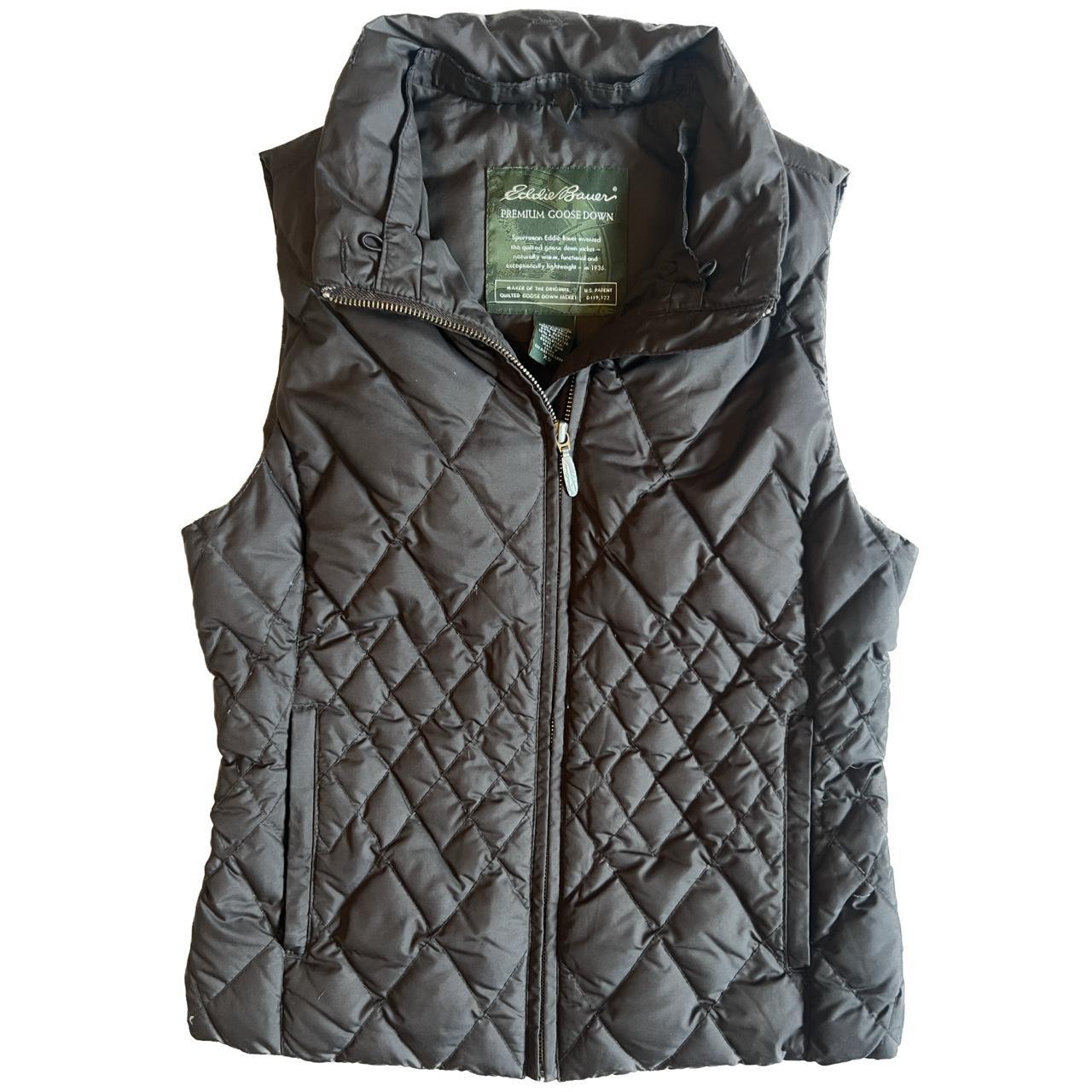 Eddie Bauer premium goose down zip up puffer vest