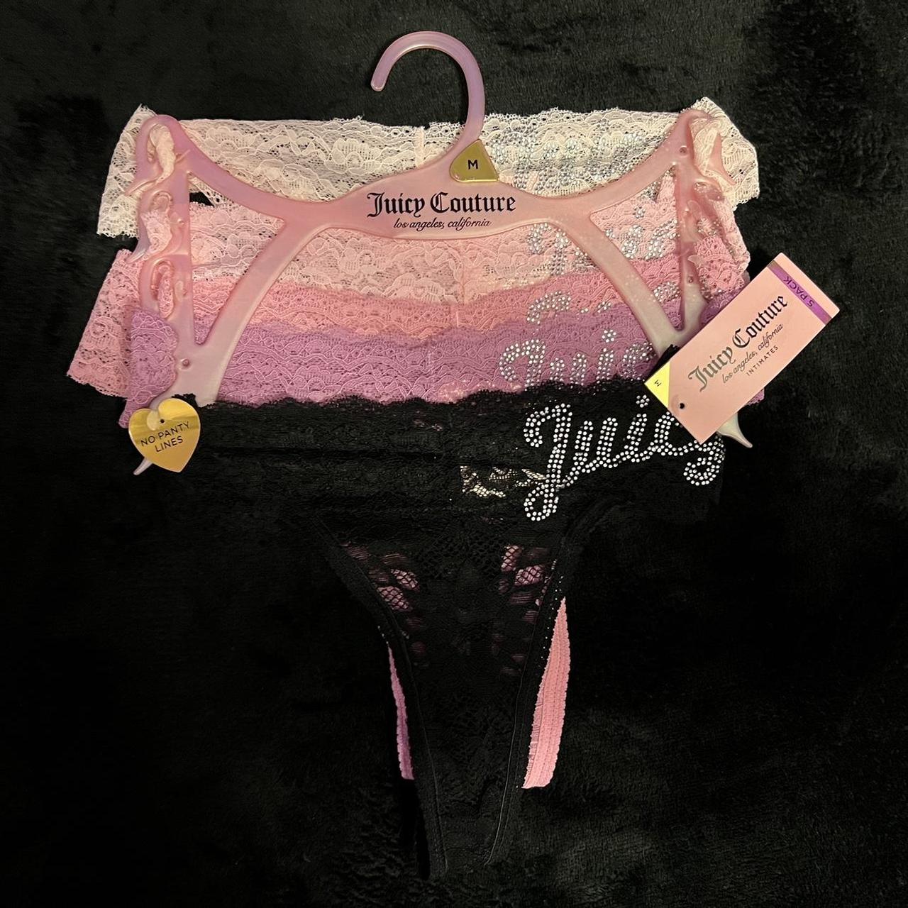 ︎Juicy couture bedazzled lace thong panties Pack of - Depop