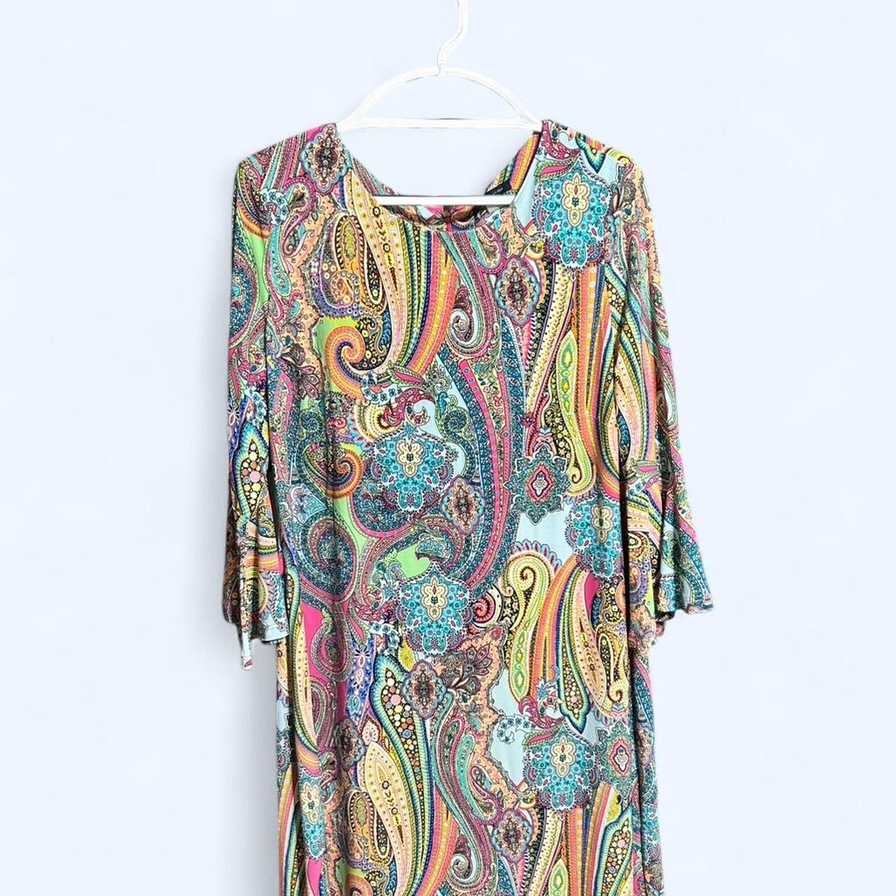 Tommy Hilfiger Women's Dress - Multi/Blue - 14 – … - image 1