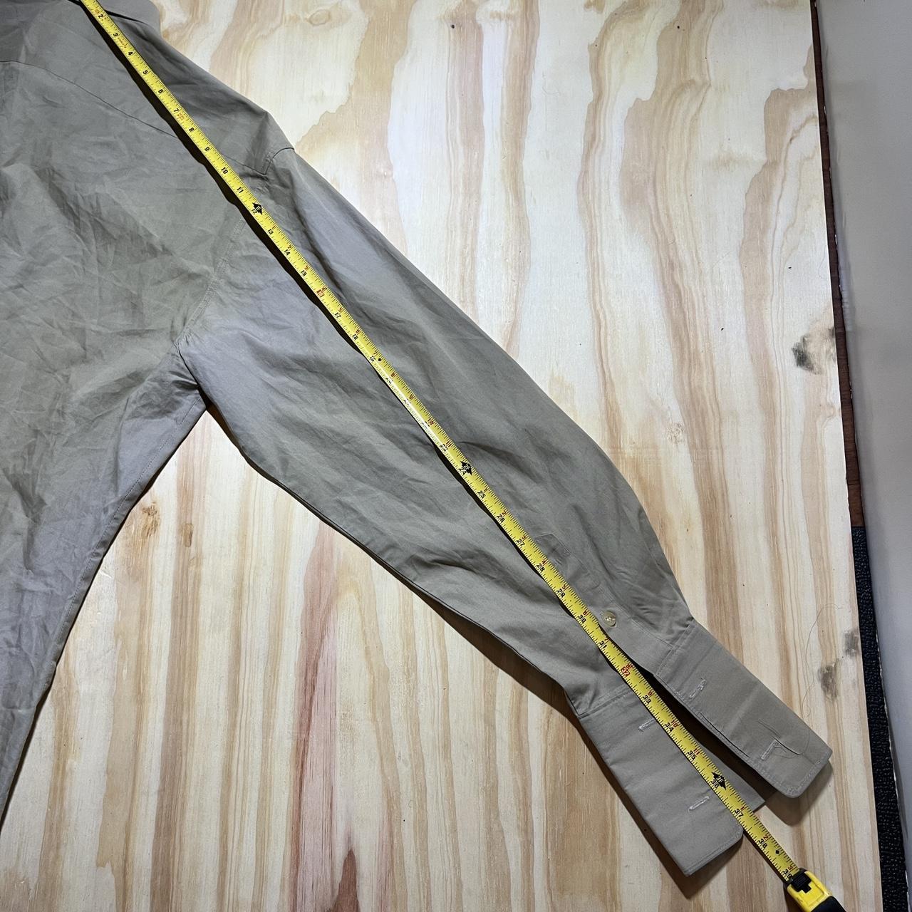 Men's Shirt - Tan/Cream – Tan and cream button-up… - image 7