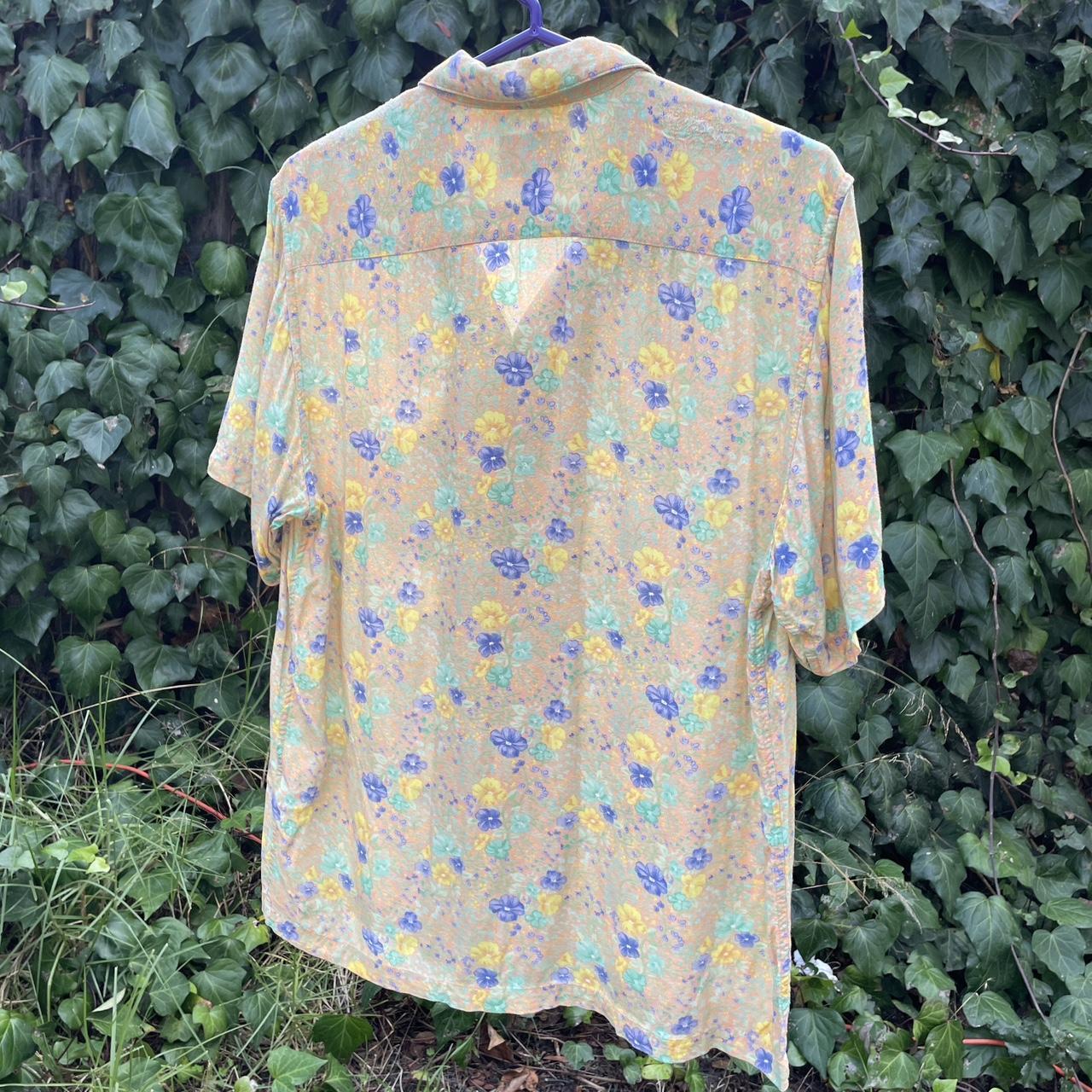 supreme rayon mini floral pit to pit 21” length... - Depop