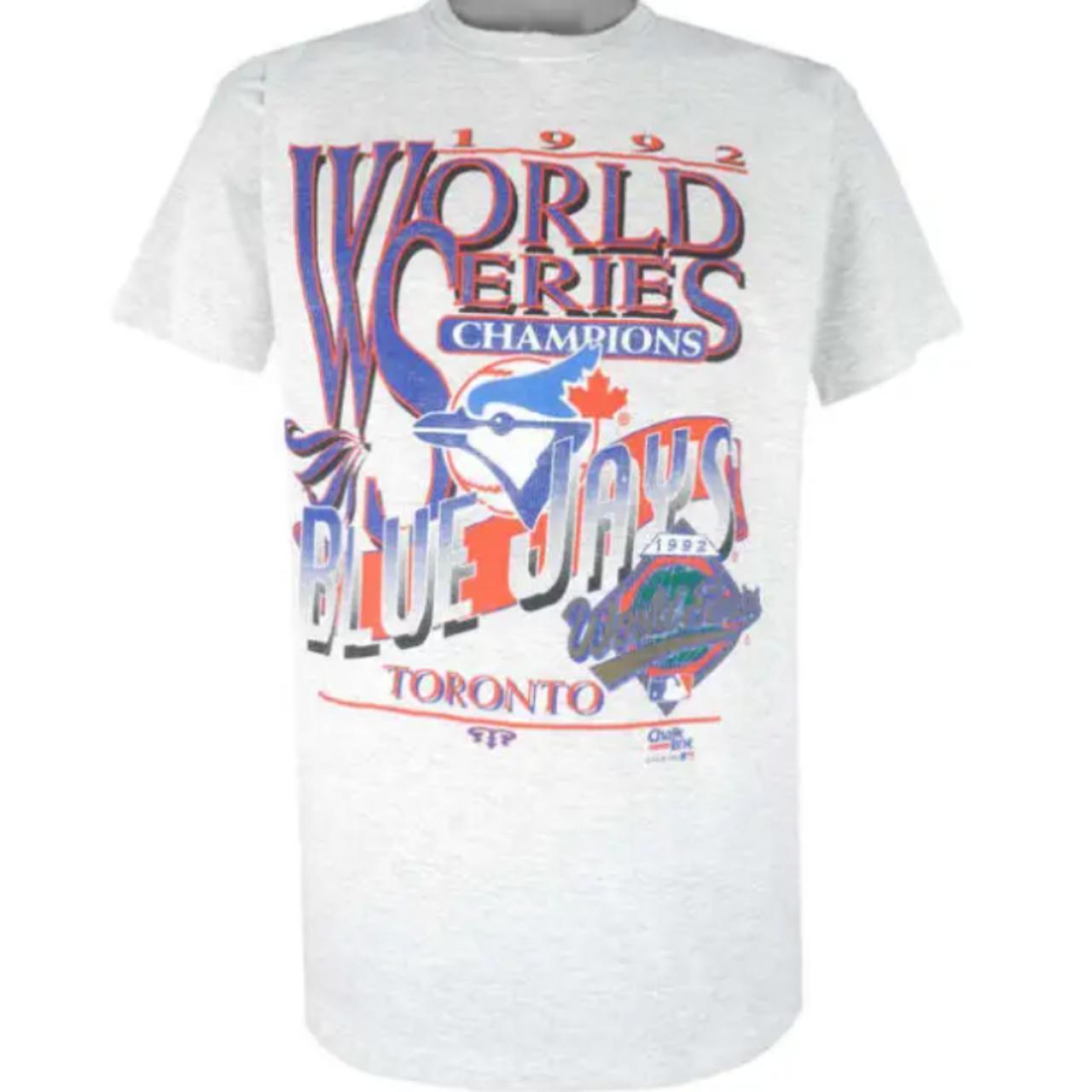 Toronto Blue Jays 1992 World Series Champs Vintage T-Shirt Gift Men