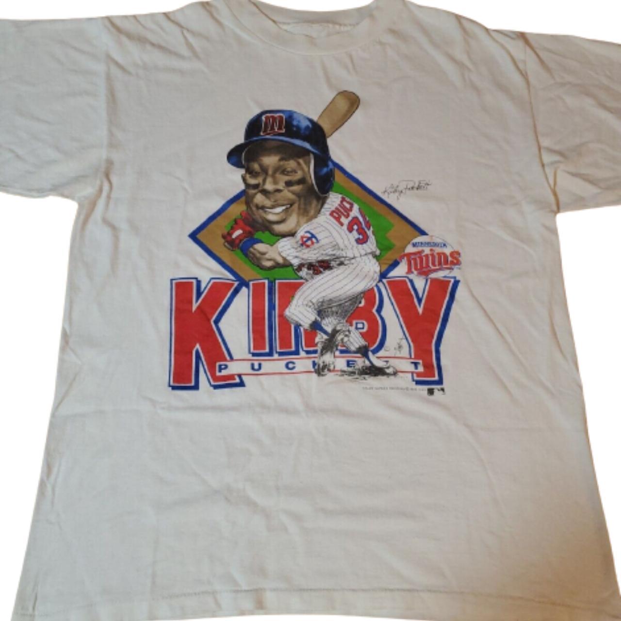 Vintage Salem 1988 MLB Kirby Puckett Minnesota Twins - Depop