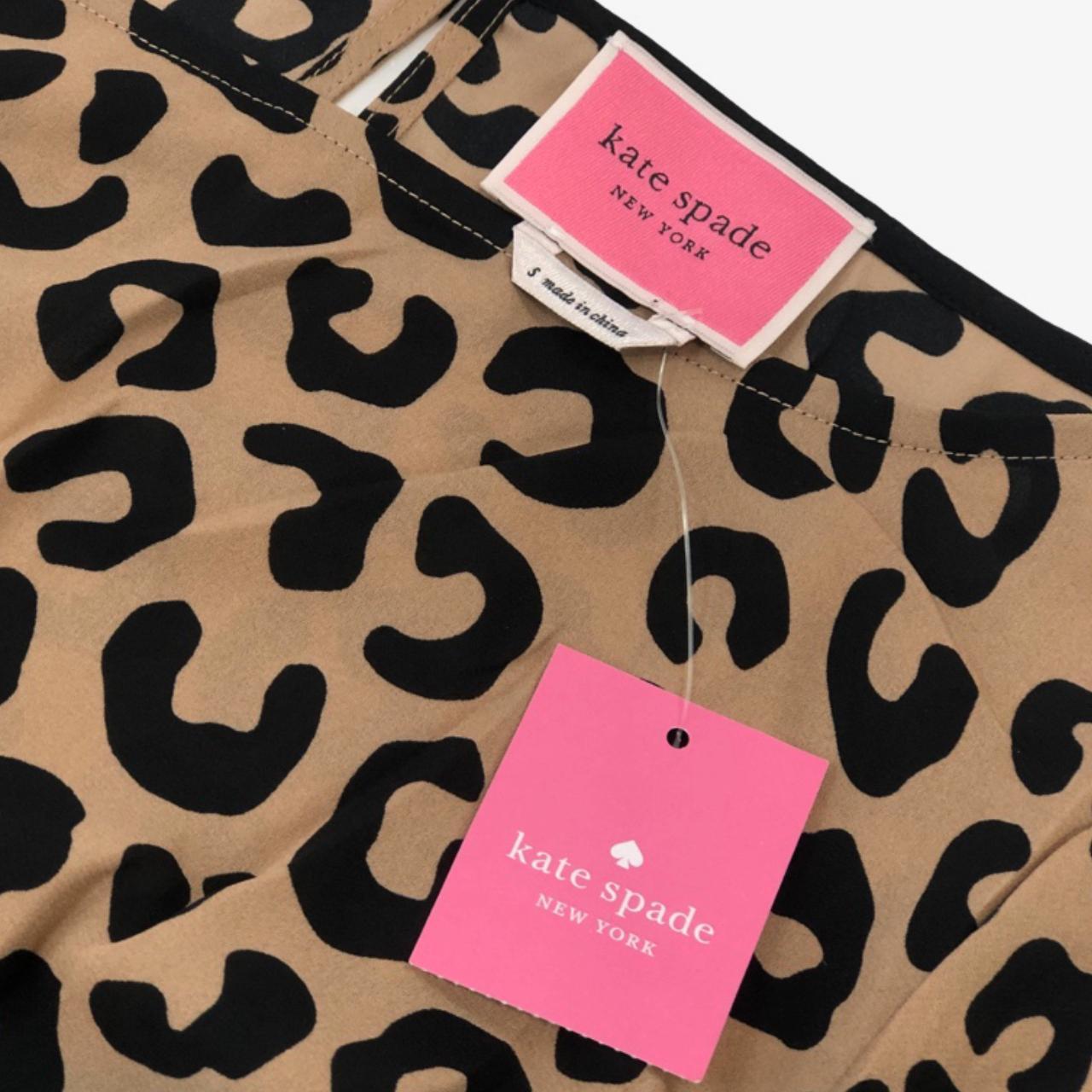 Kate spade pink outlet leopard dress