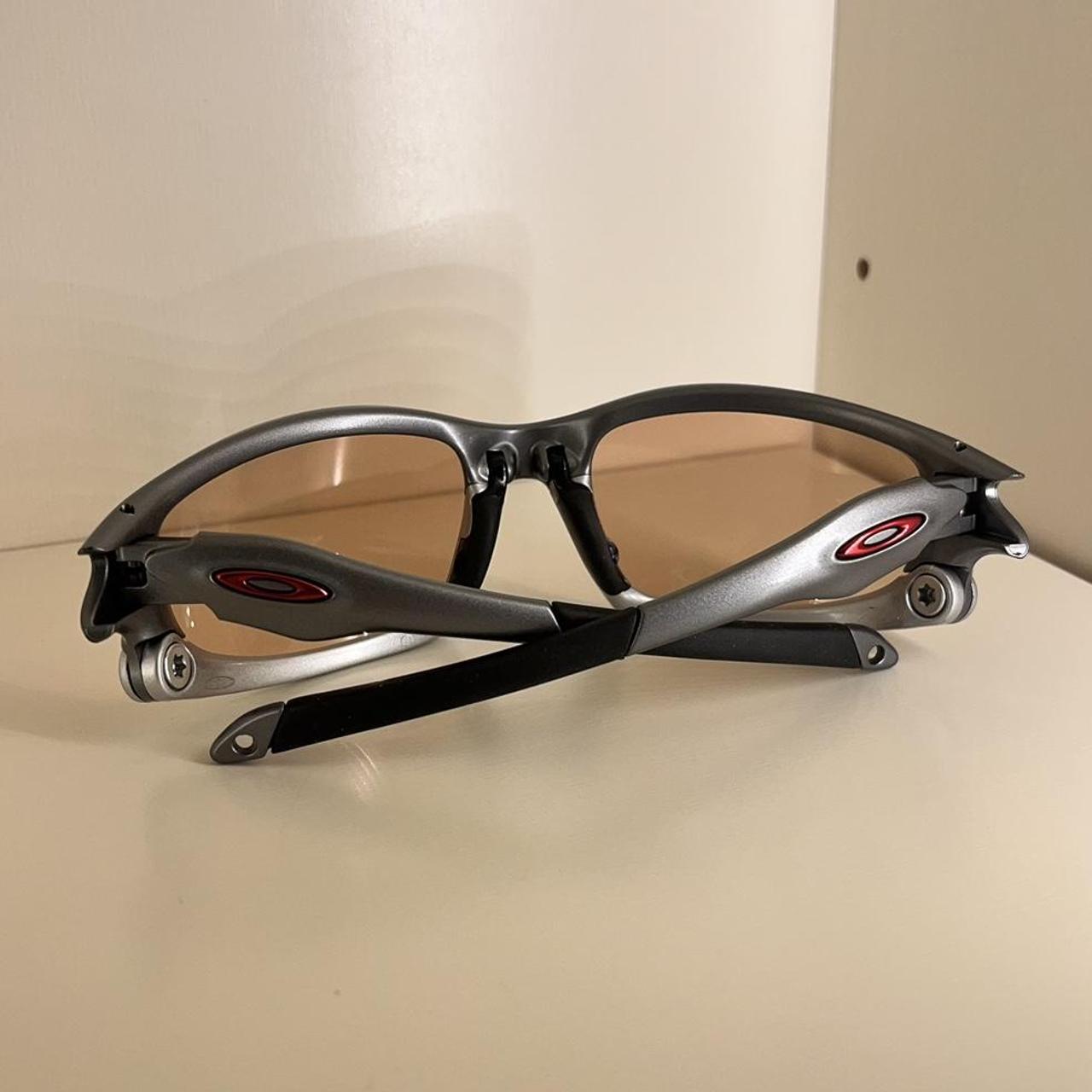 Oakley Split Jacket Grey w/ Clear Tinted Lenses | Depop