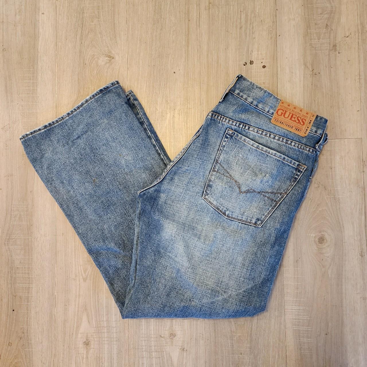 Guess Men's Blue Jeans Depop