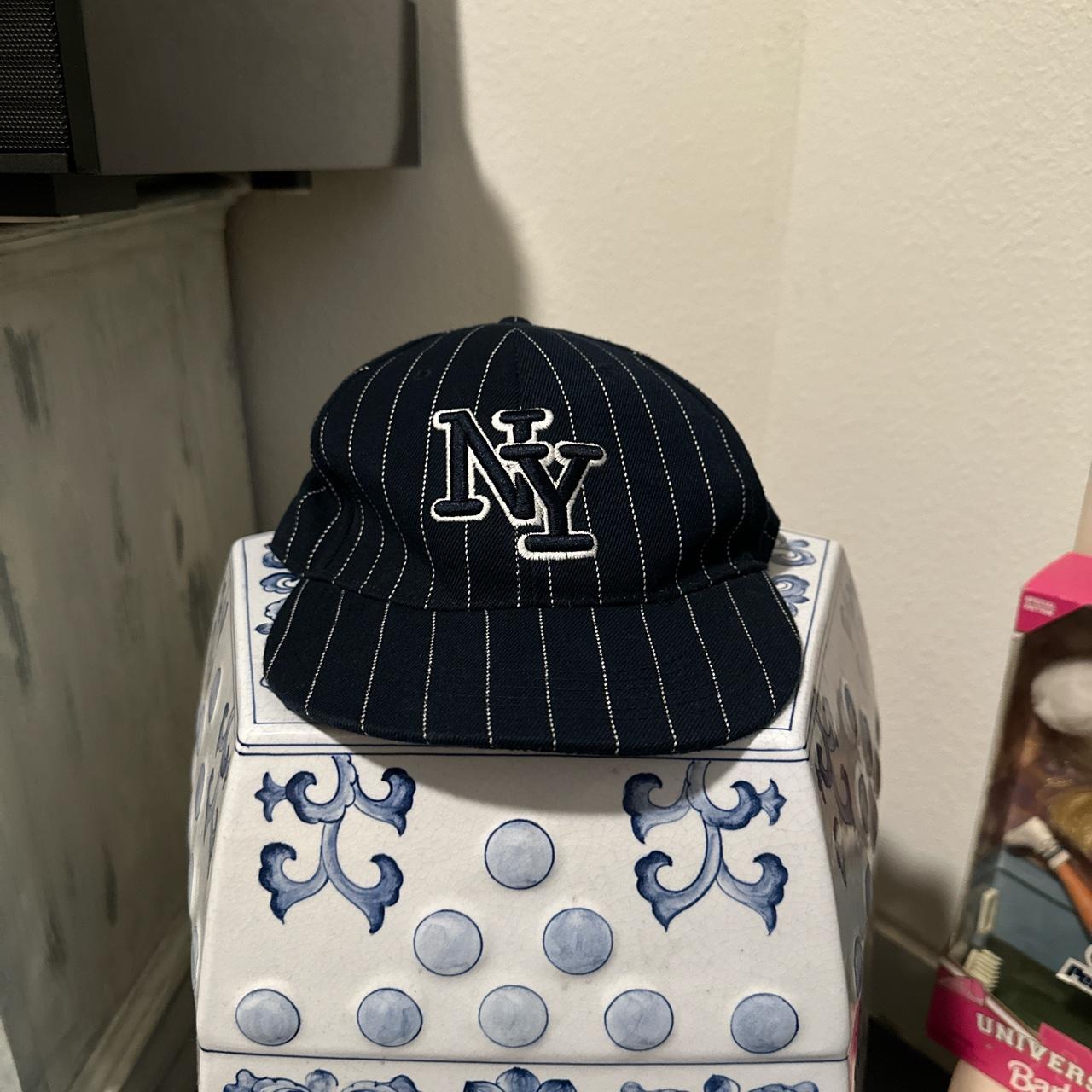 Navy Blue New York Baseball Hat! Women or - Depop