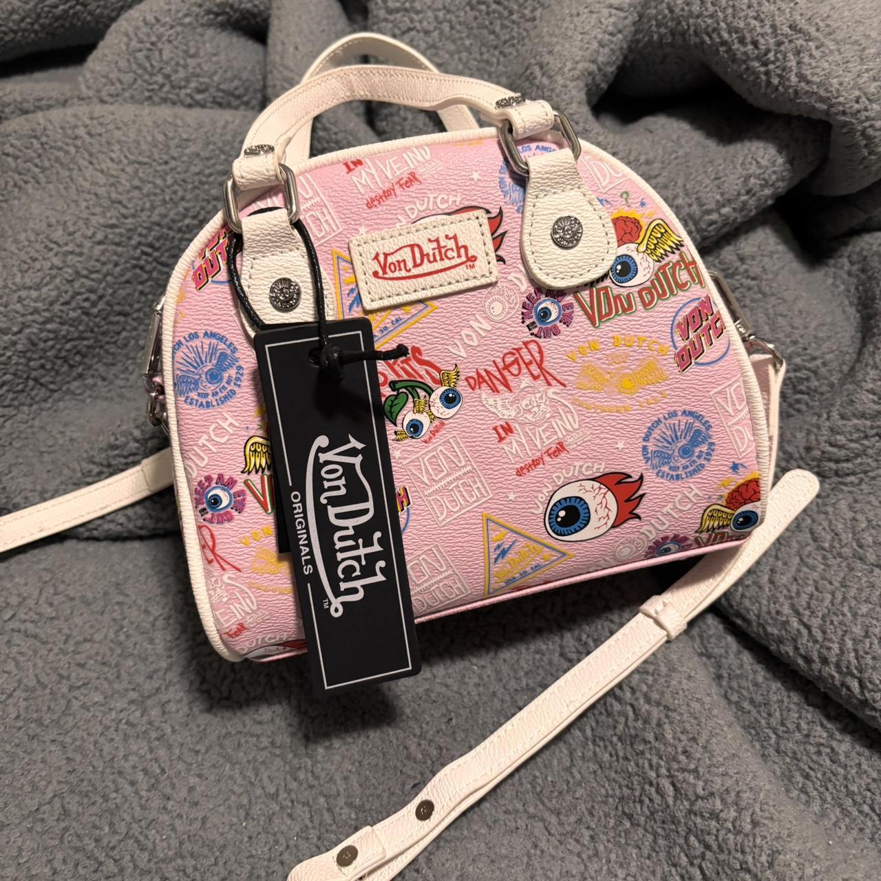 SALE明日まで！Von Dutch ピンク バッグ pink-polyester-von-dutch-