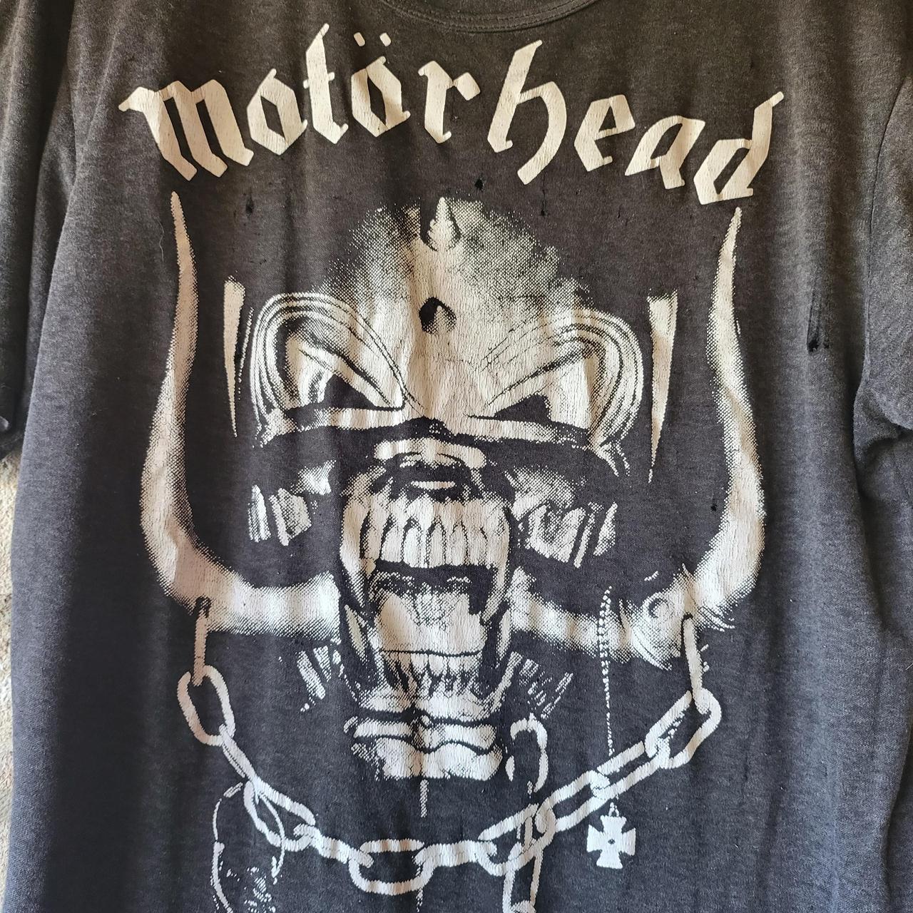 Genuine vintage 80s motörhead band shirt ... - Depop