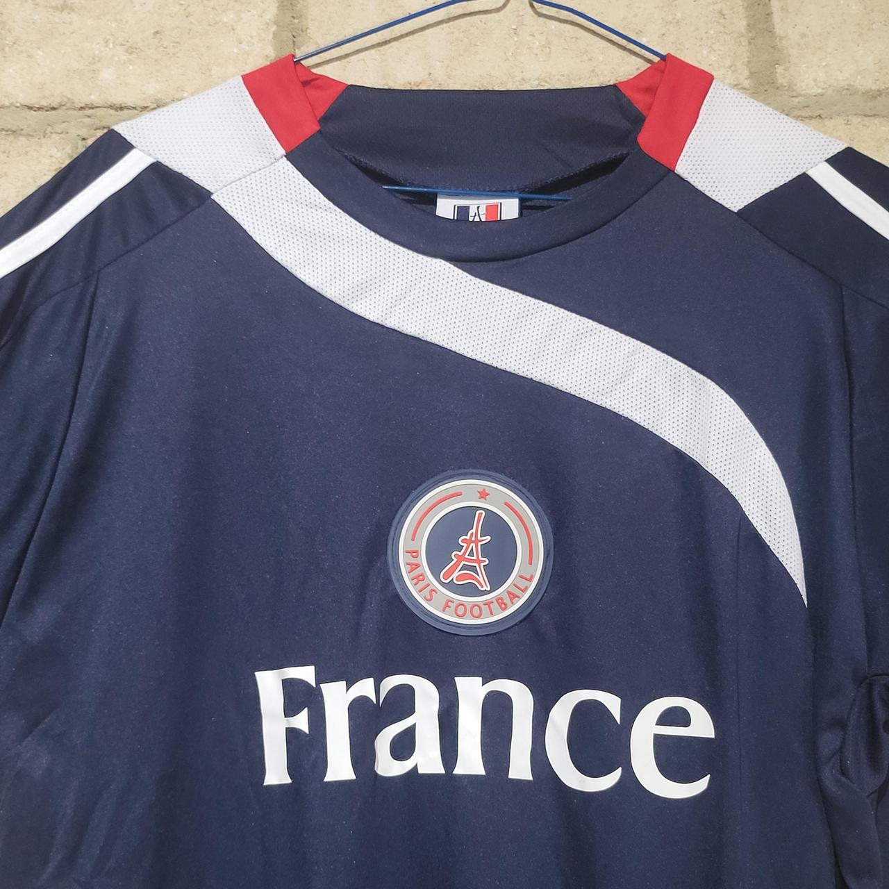 Paris France football/soccer jersey Size L Pit... - Depop