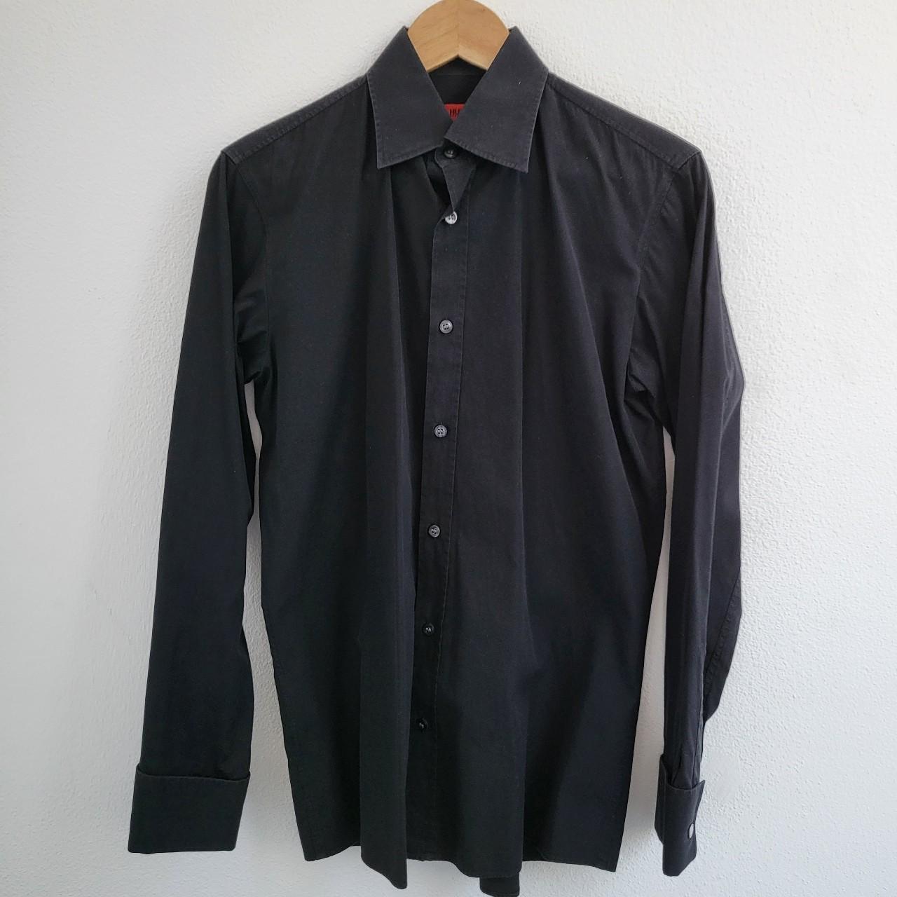 Hugo Boss Men's Black Shirt | Depop