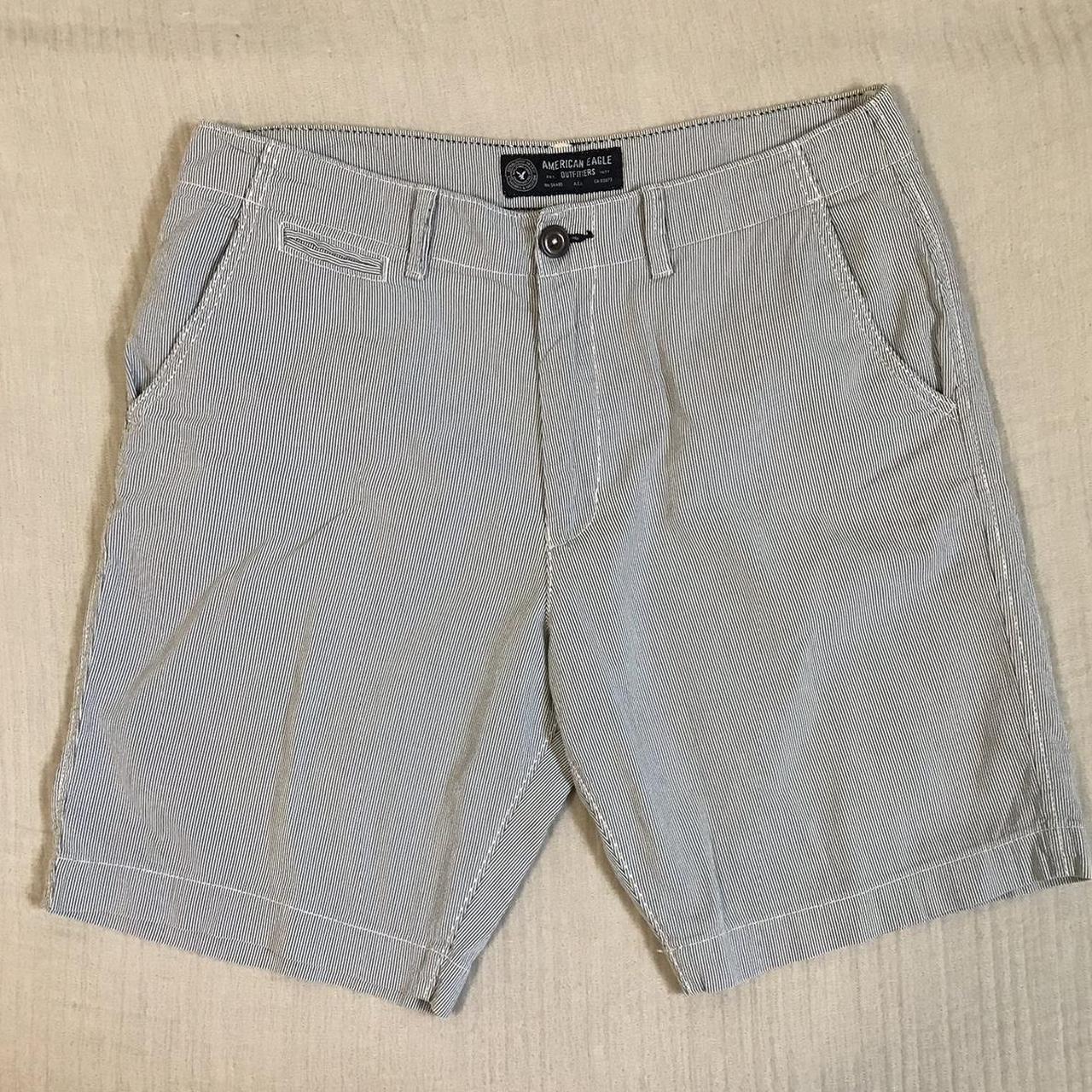 American Eagle Outfitters chambray micro blue and - Depop