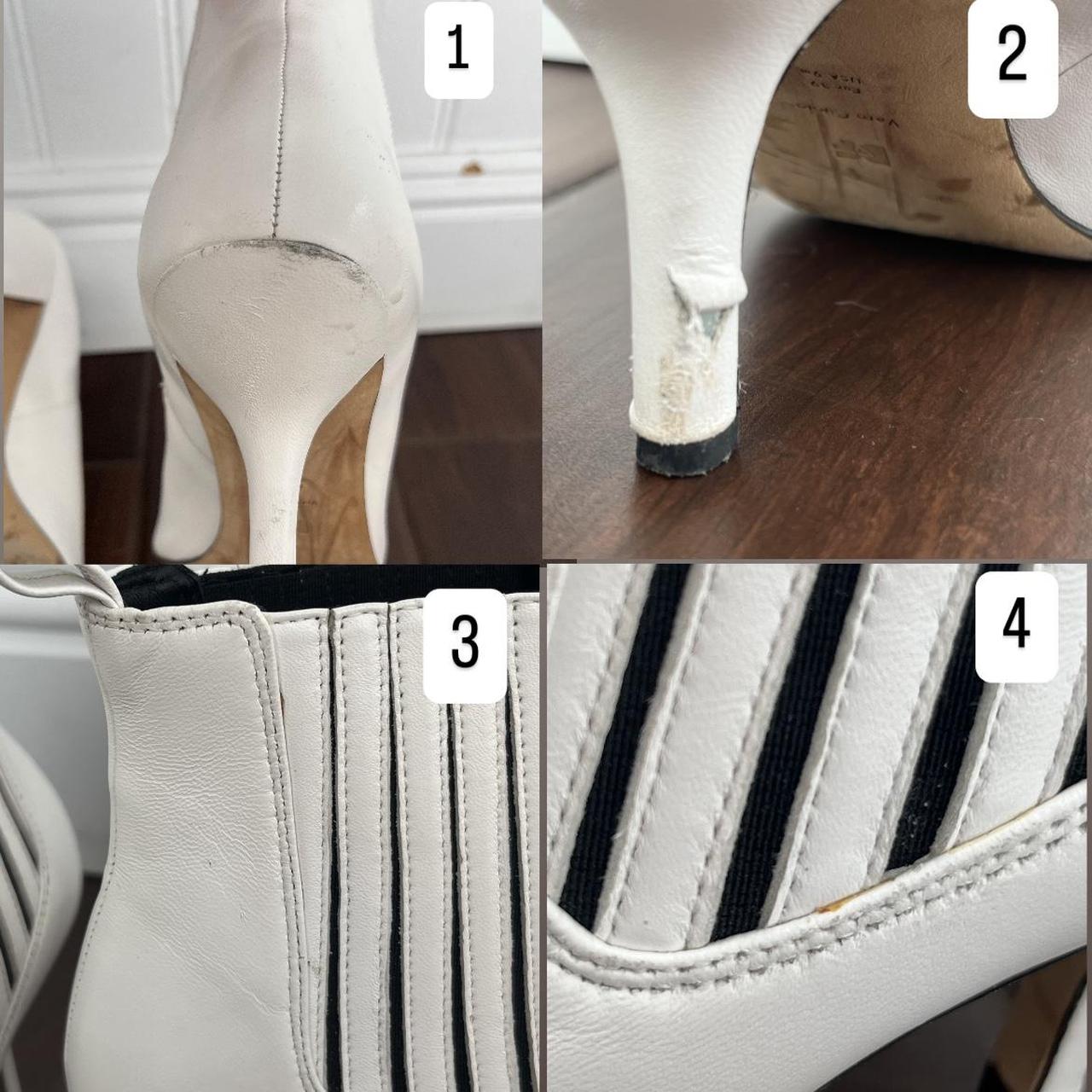 Diane von furstenberg white boots best sale