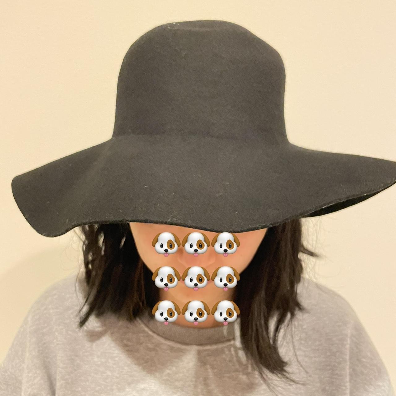 American Apparel Black 100 Wool Floppy Hat. One. Depop
