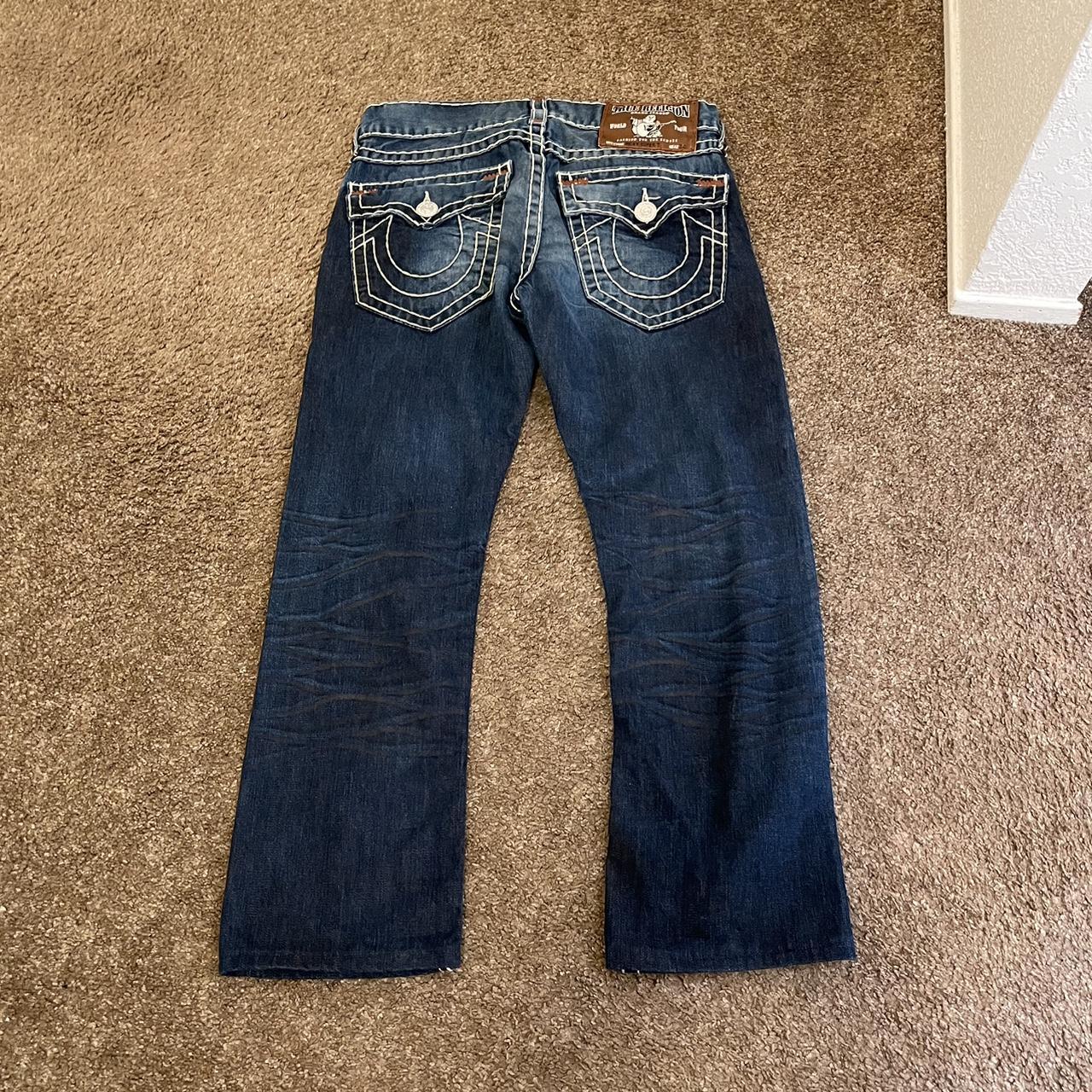 True Religion RICKY SUPER T The waist size is... - Depop