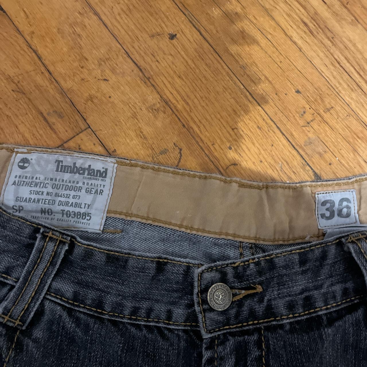 size 36 vintage timberland jeans - Depop