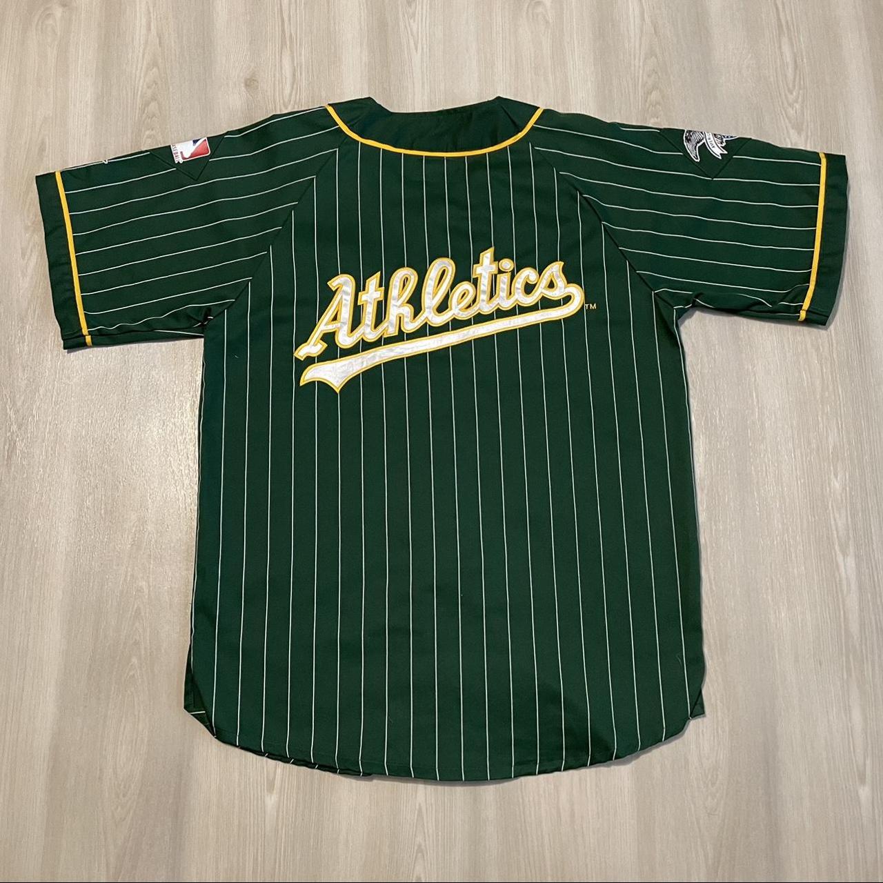 Vintage Oakland athletics baseball jersey Era: - Depop